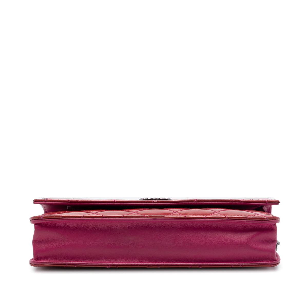 Chanel CC Quilted Patent Brilliant Wallet On Chain