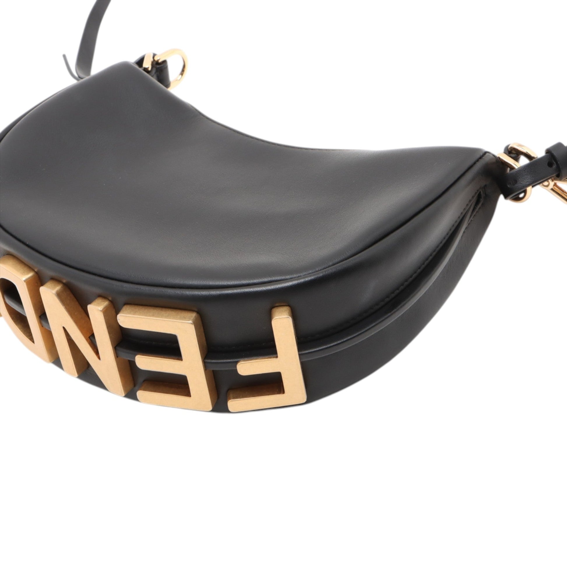 Fendi Mini Leather Fendigraphy Hobo
