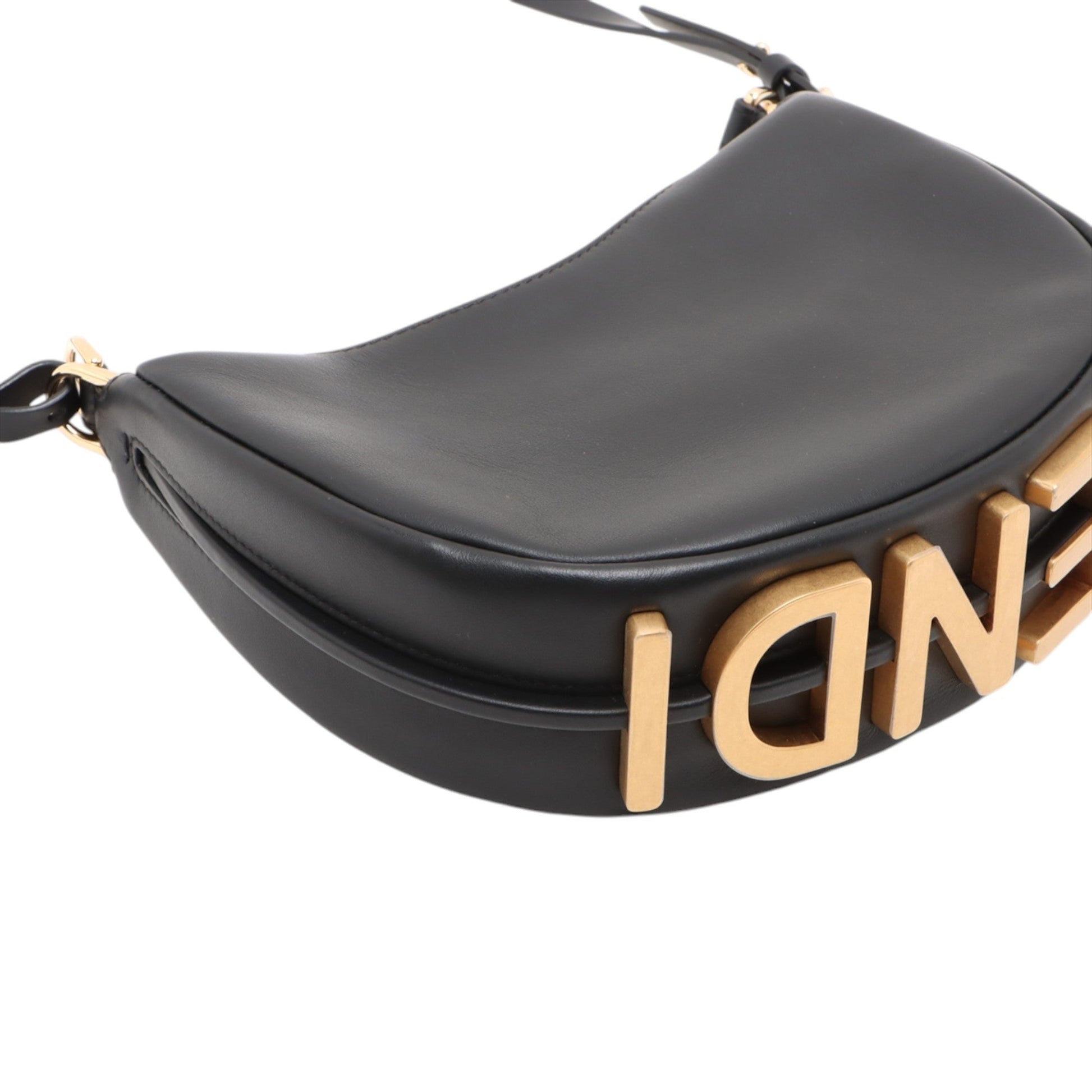 Fendi Mini Leather Fendigraphy Hobo