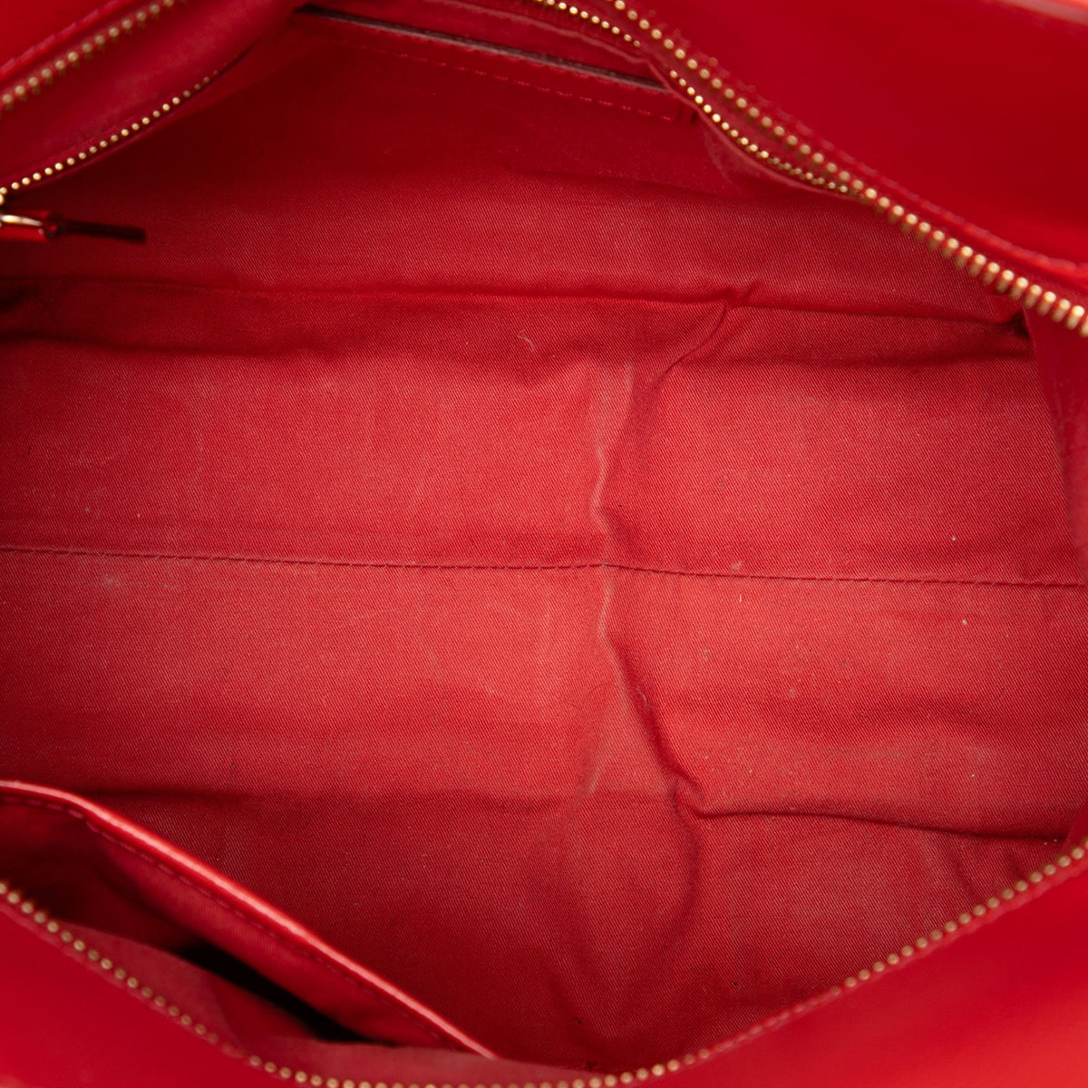 Burberry Haymarket Check Coated Canvas Minford Portrait Satchel