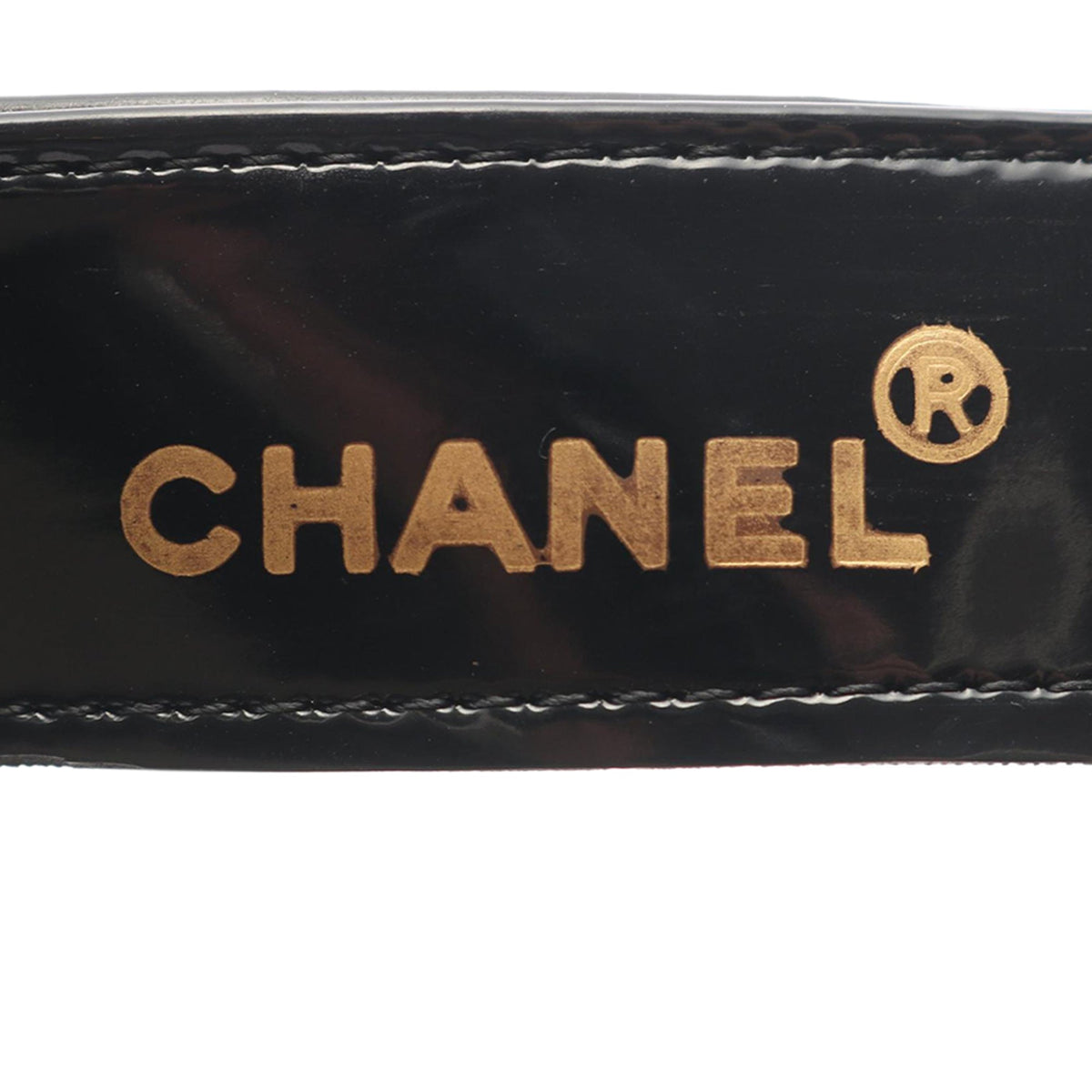 Chanel CC Vinyl and Patent Tote — Black