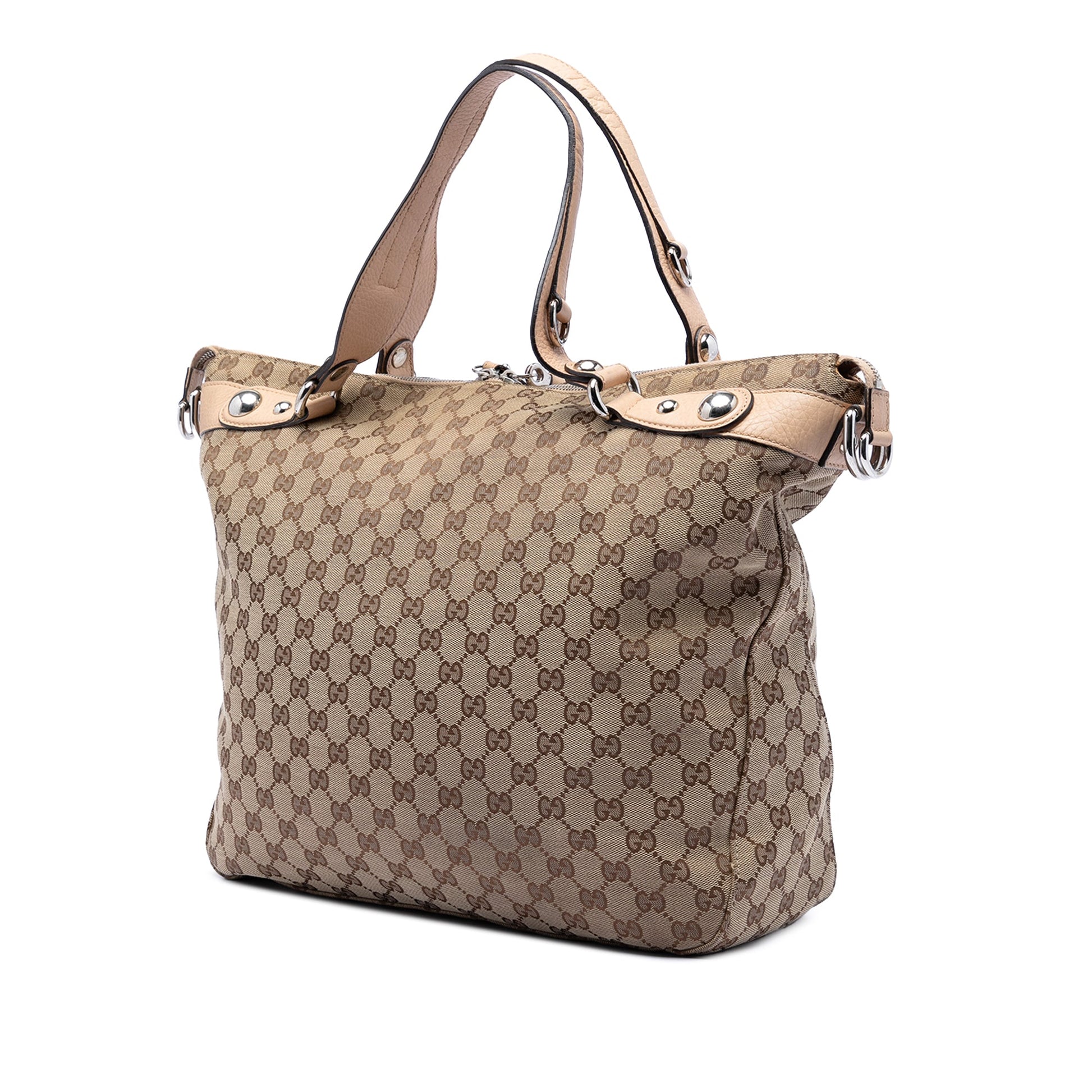 Gucci Large GG Canvas Icon Bit Satchel