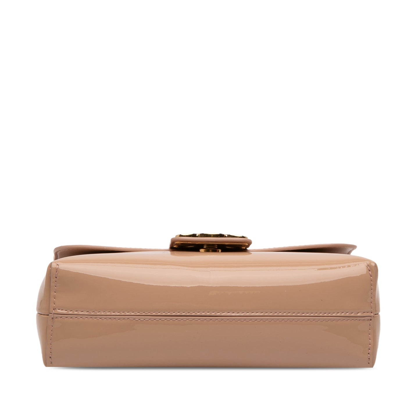 Celine Teen Patent Triomphe Victoire Chain Shoulder Bag