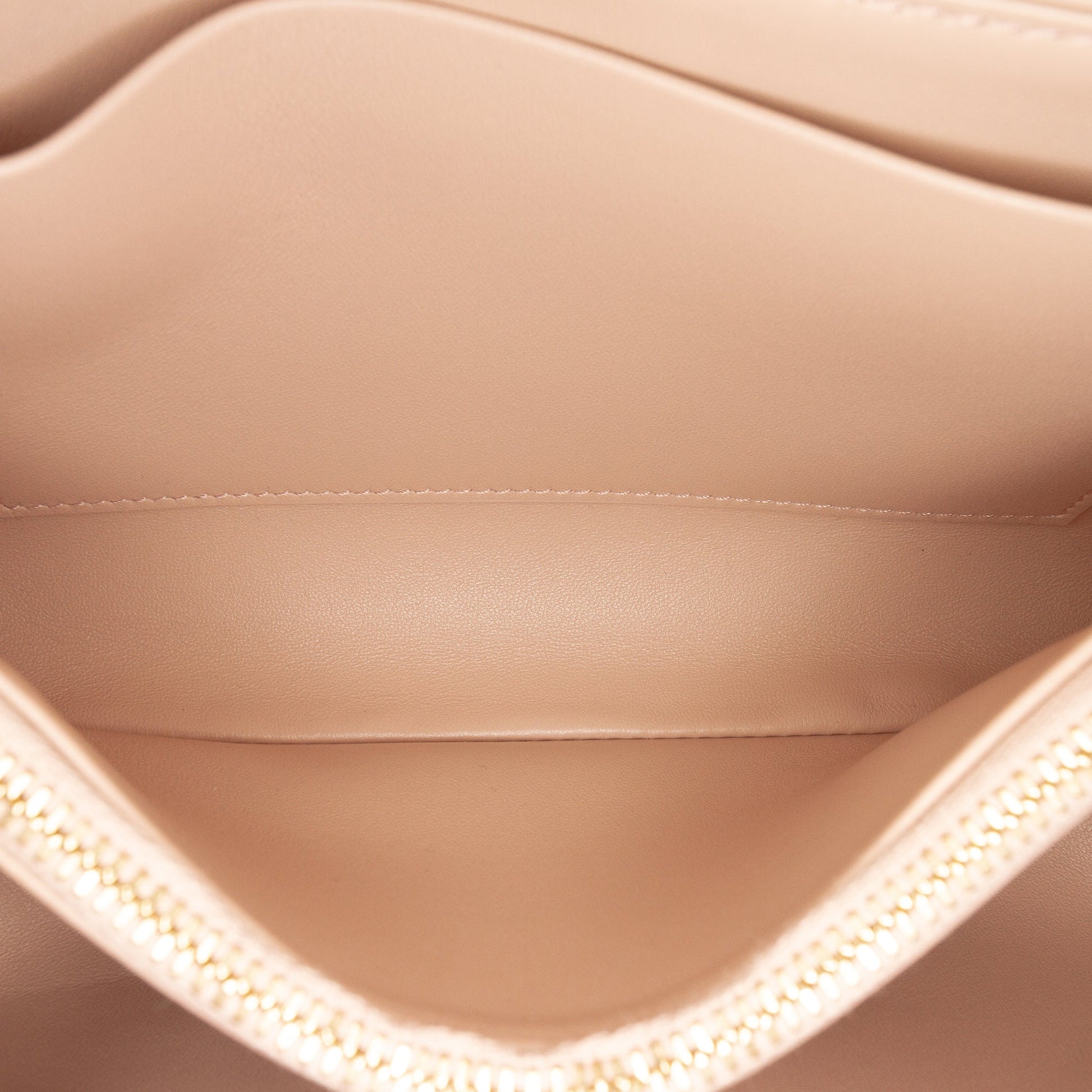 Celine Teen Patent Triomphe Victoire Chain Shoulder Bag