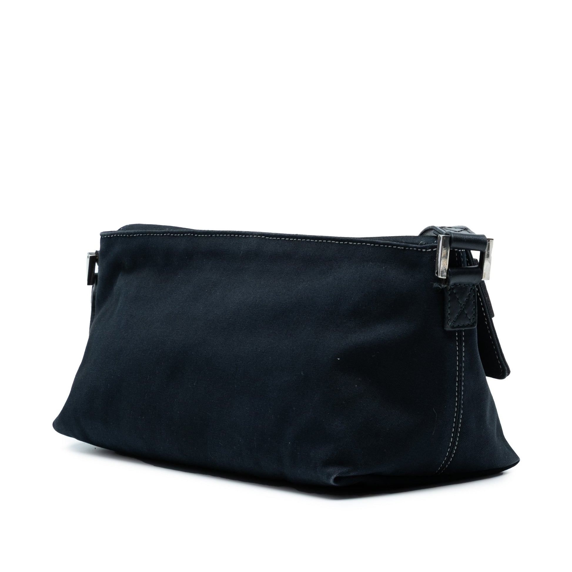 Fendi Canvas Baguette Shoulder Bag