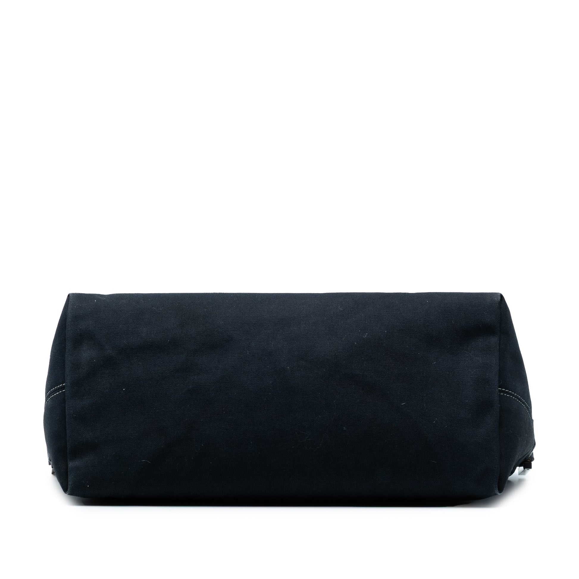 Fendi Canvas Baguette Shoulder Bag