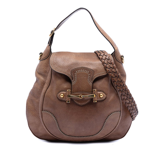 Gucci Large Leather New Pelham Satchel