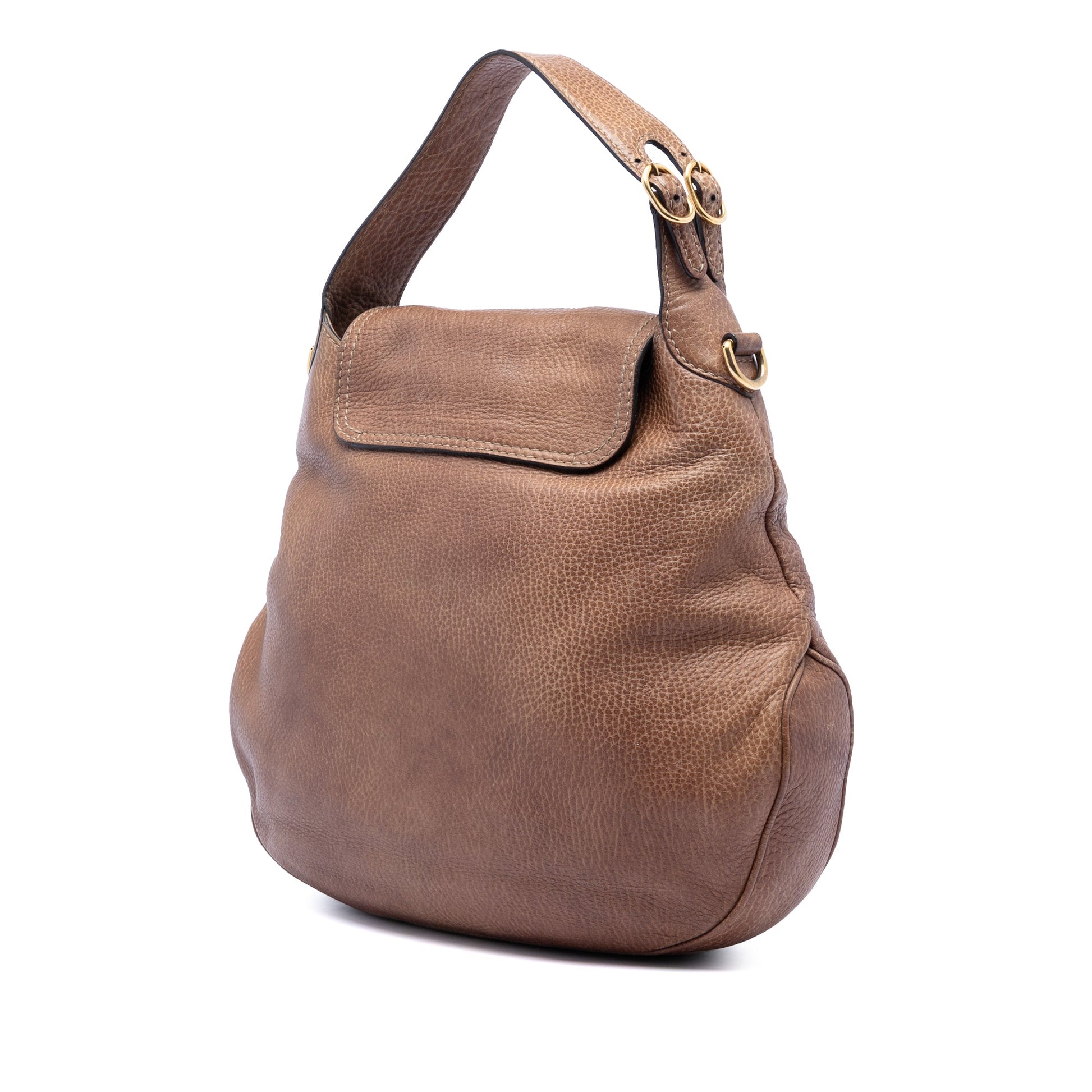 Gucci Large Leather New Pelham Satchel