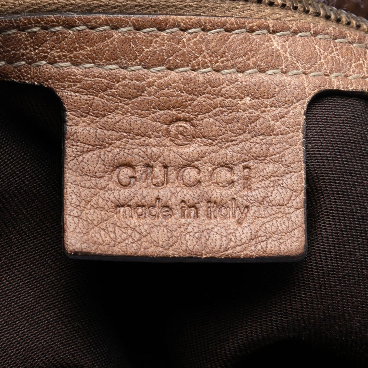 Gucci Large Leather New Pelham Satchel