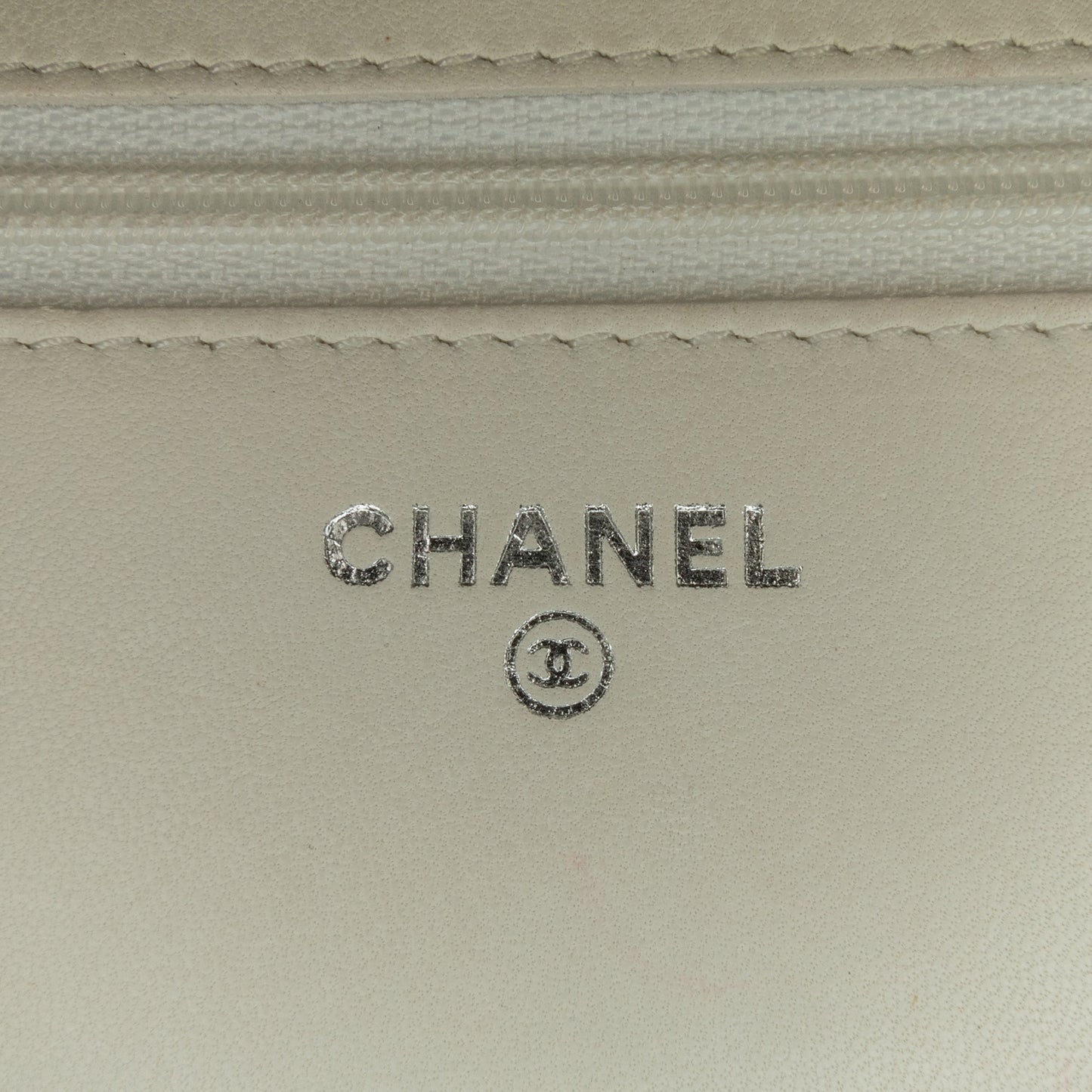 Chanel CC Coated Tweed Wallet On Chain