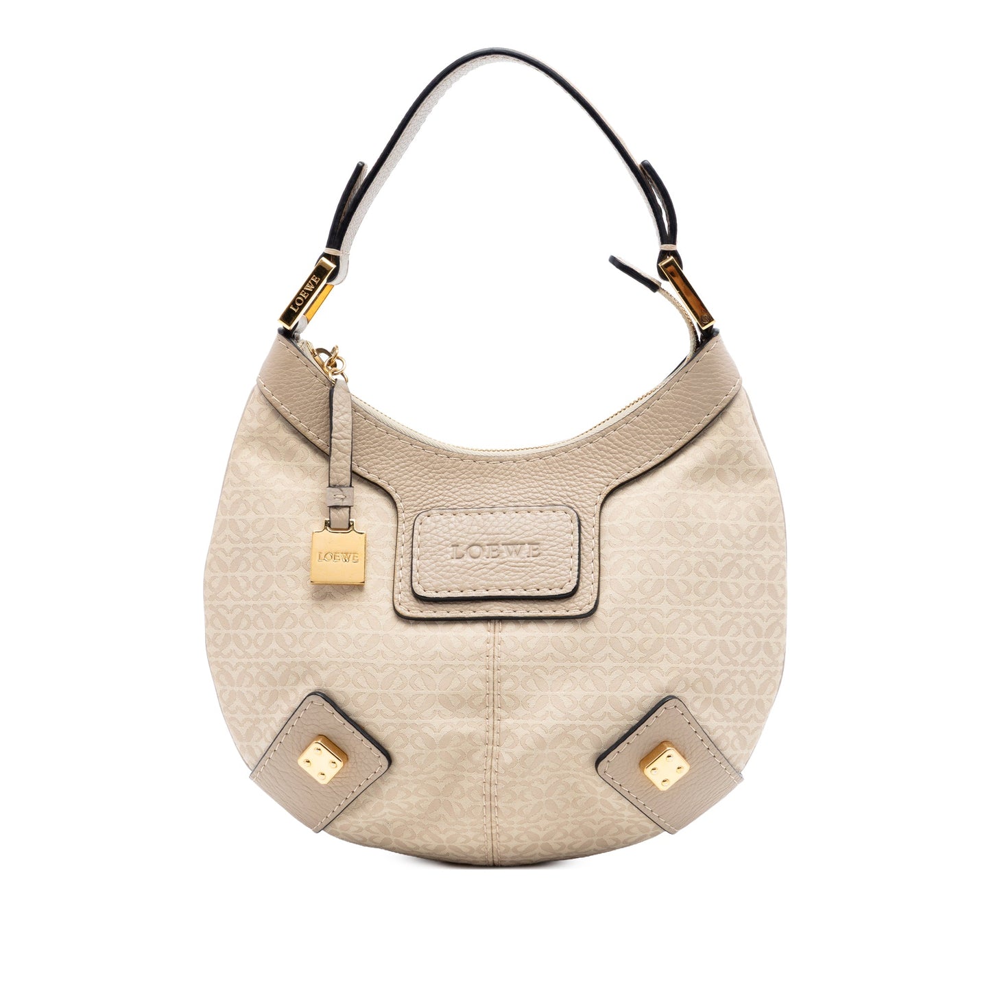 LOEWE Anagram Canvas New Road Hobo
