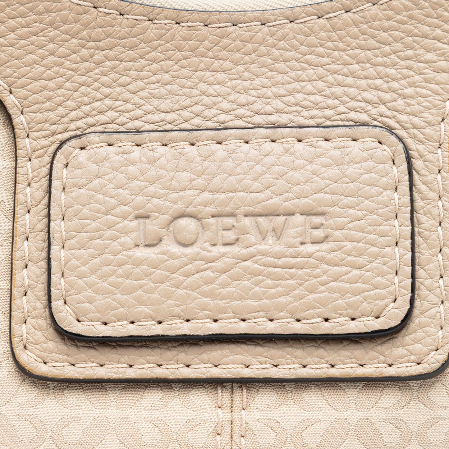 LOEWE Anagram Canvas New Road Hobo