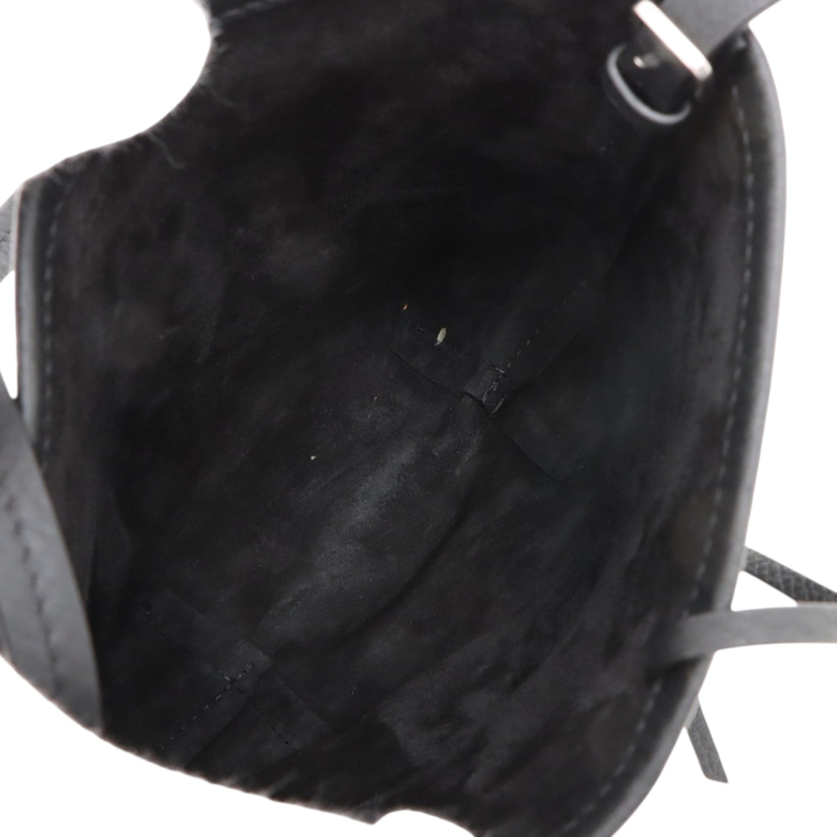 The Row Leather Park Crossbody — Black