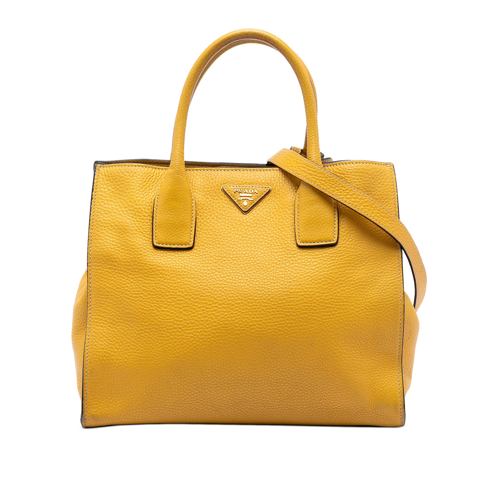 Prada Vitello Daino Open Convertible Tote