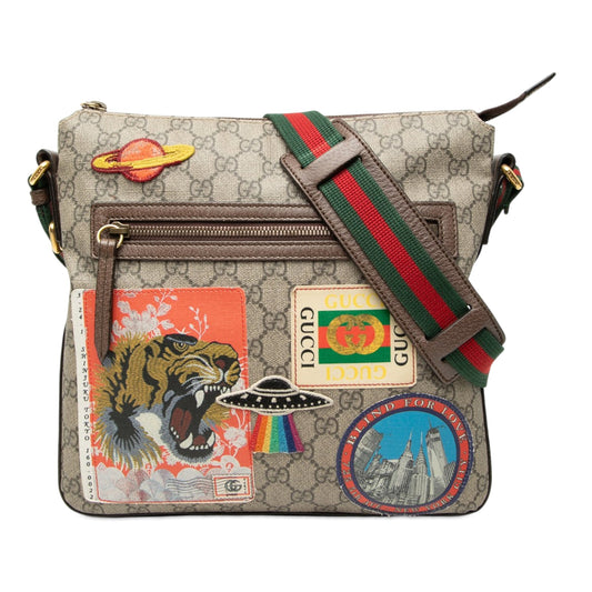 Gucci GG Supreme Web Courrier Crossbody