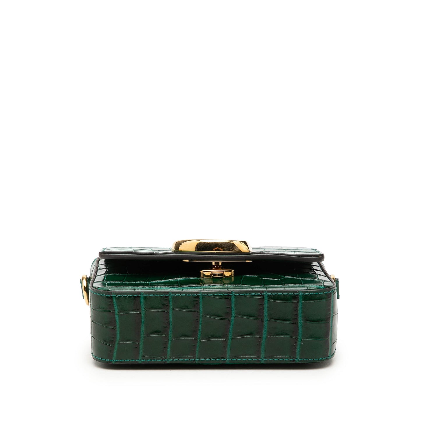 Chloé Mini Croc Embossed Calfskin C Satchel