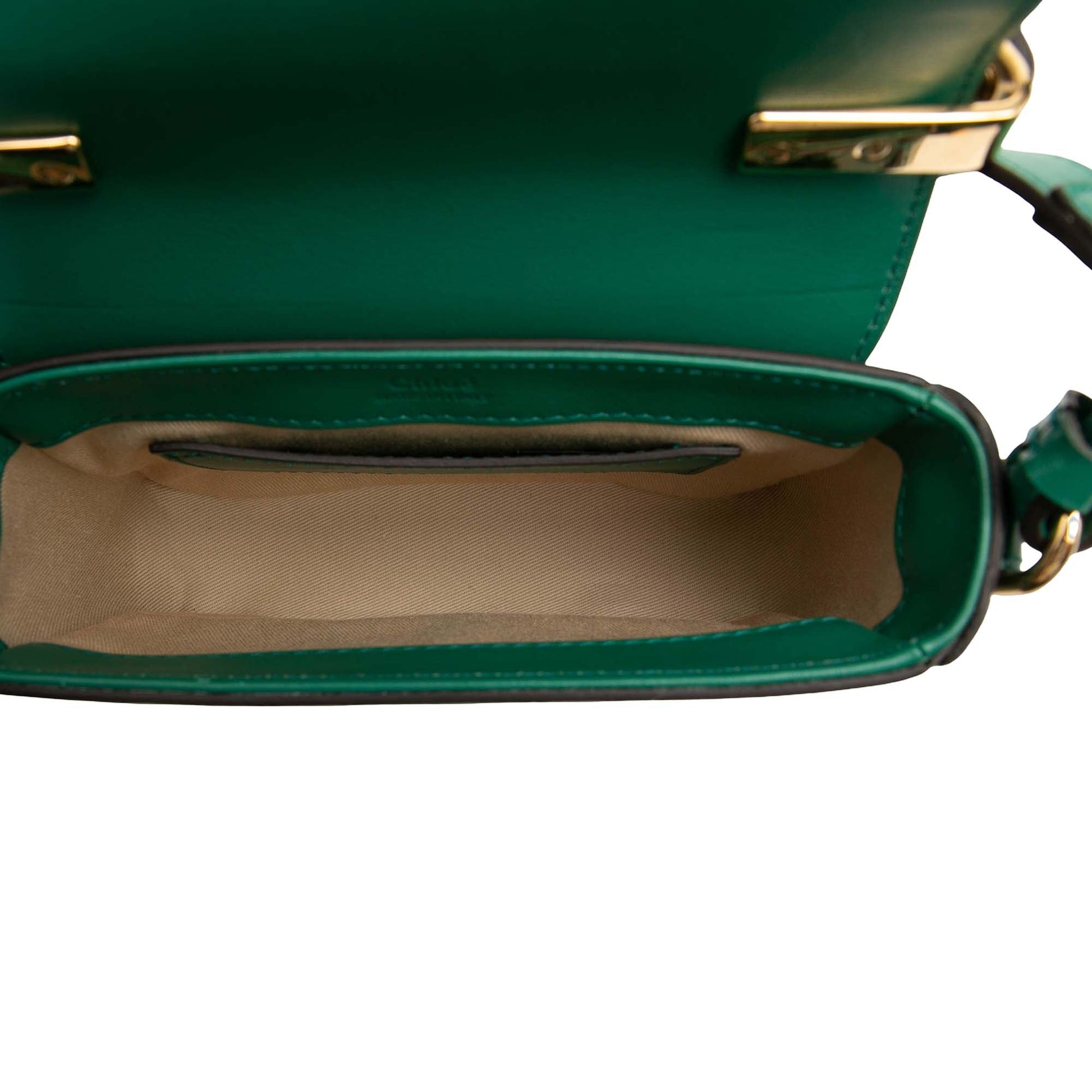 Chloé Mini Croc Embossed Calfskin C Satchel
