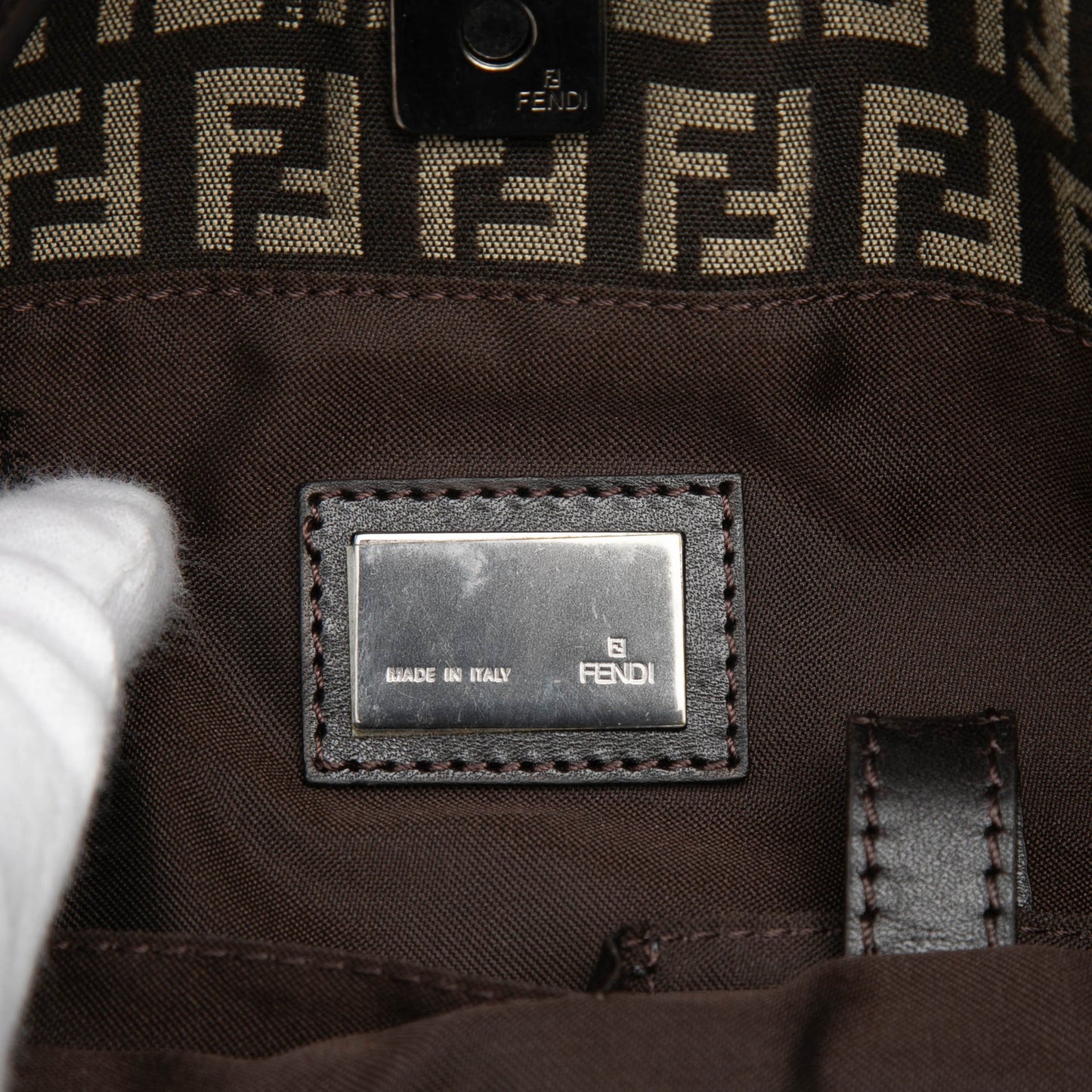 Fendi Zucchino Canvas Tote