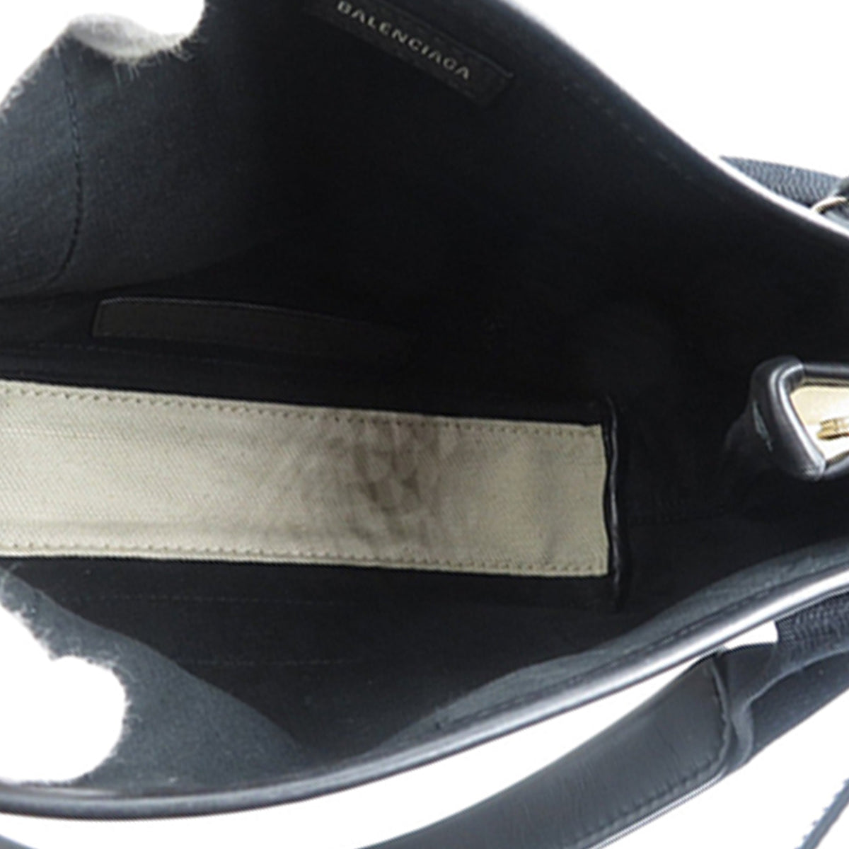 Balenciaga Canvas Navy Cabas XS