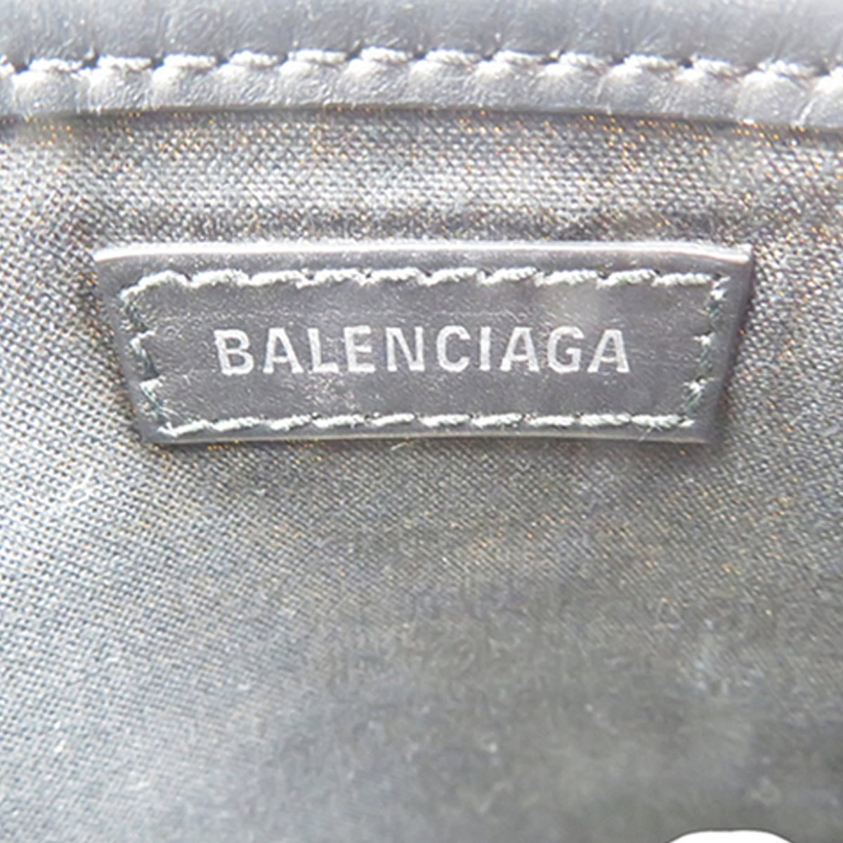 Balenciaga Canvas Navy Cabas XS