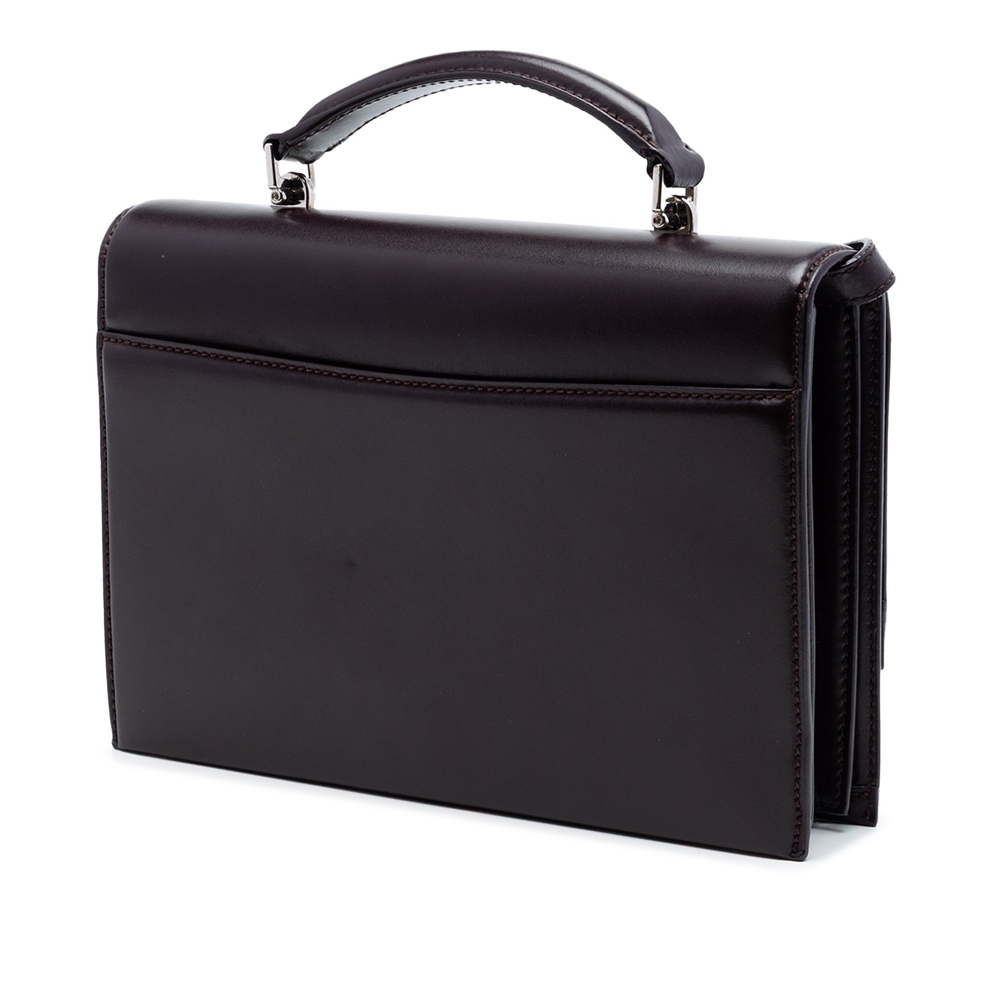Saint Laurent Leather Babylone Top Handle Bag