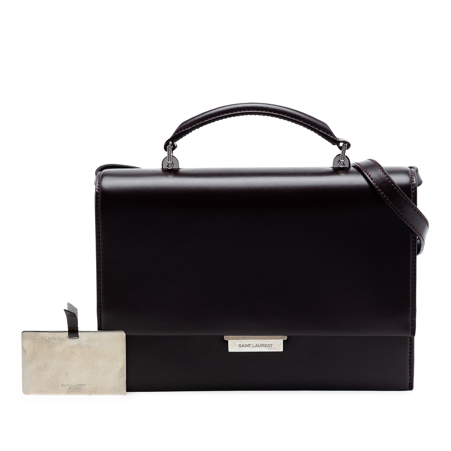 Saint Laurent Leather Babylone Top Handle Bag