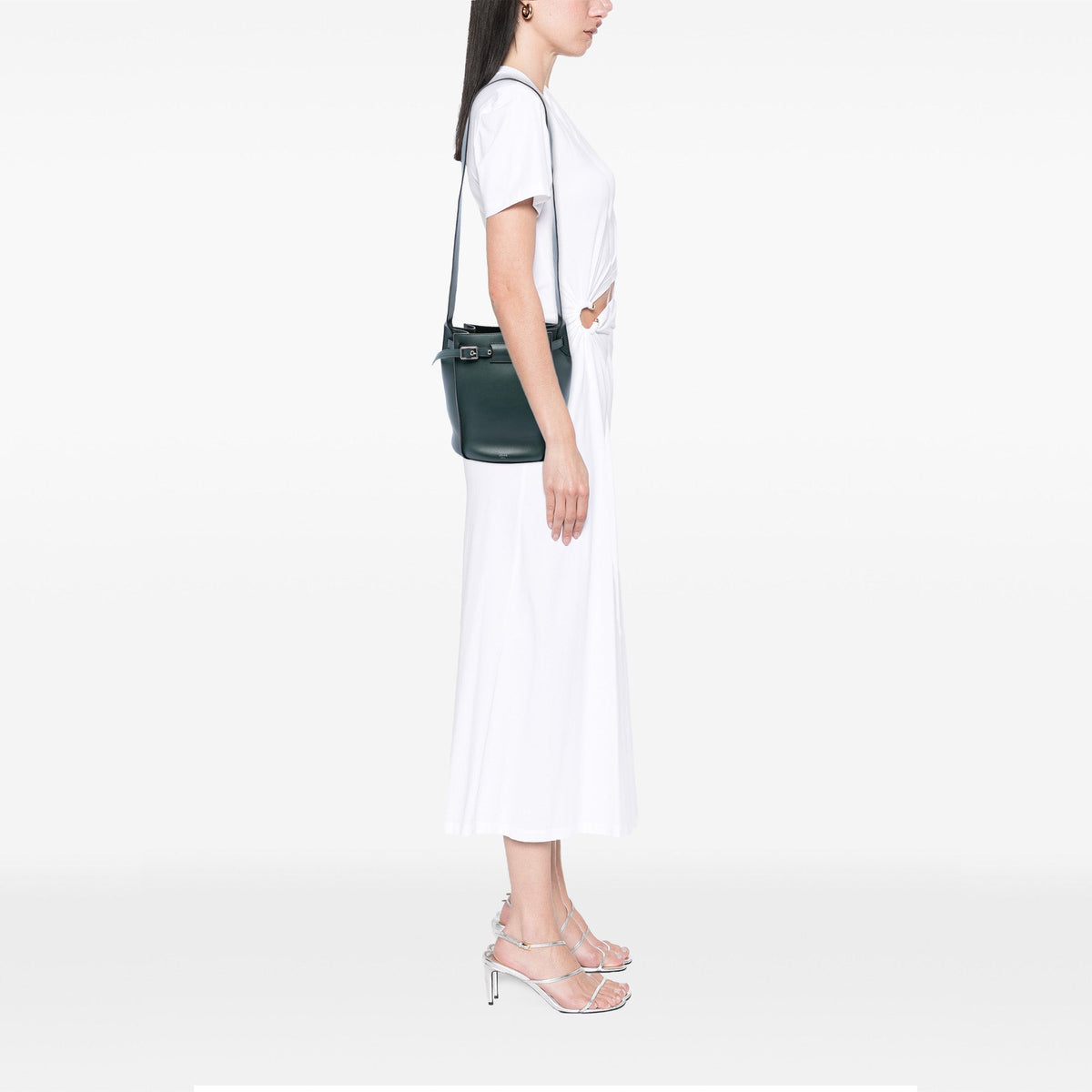 Celine Leather Big Bag Bucket Crossbody