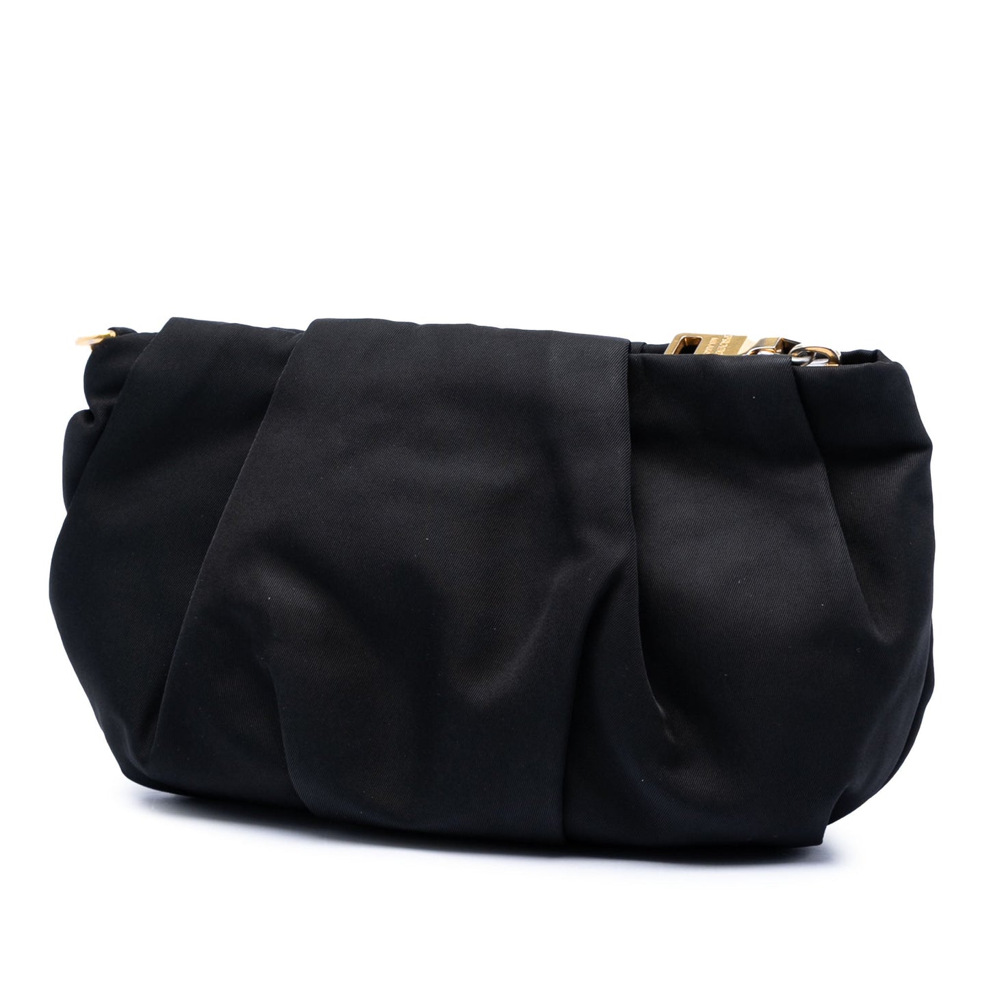 Prada Tessuto Bow Wristlet Clutch
