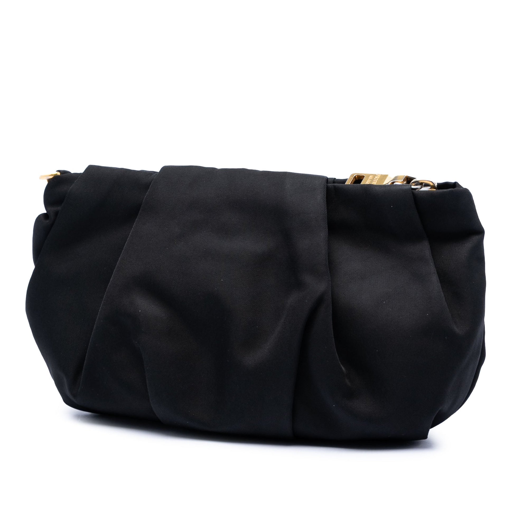 Prada Tessuto Bow Wristlet Clutch