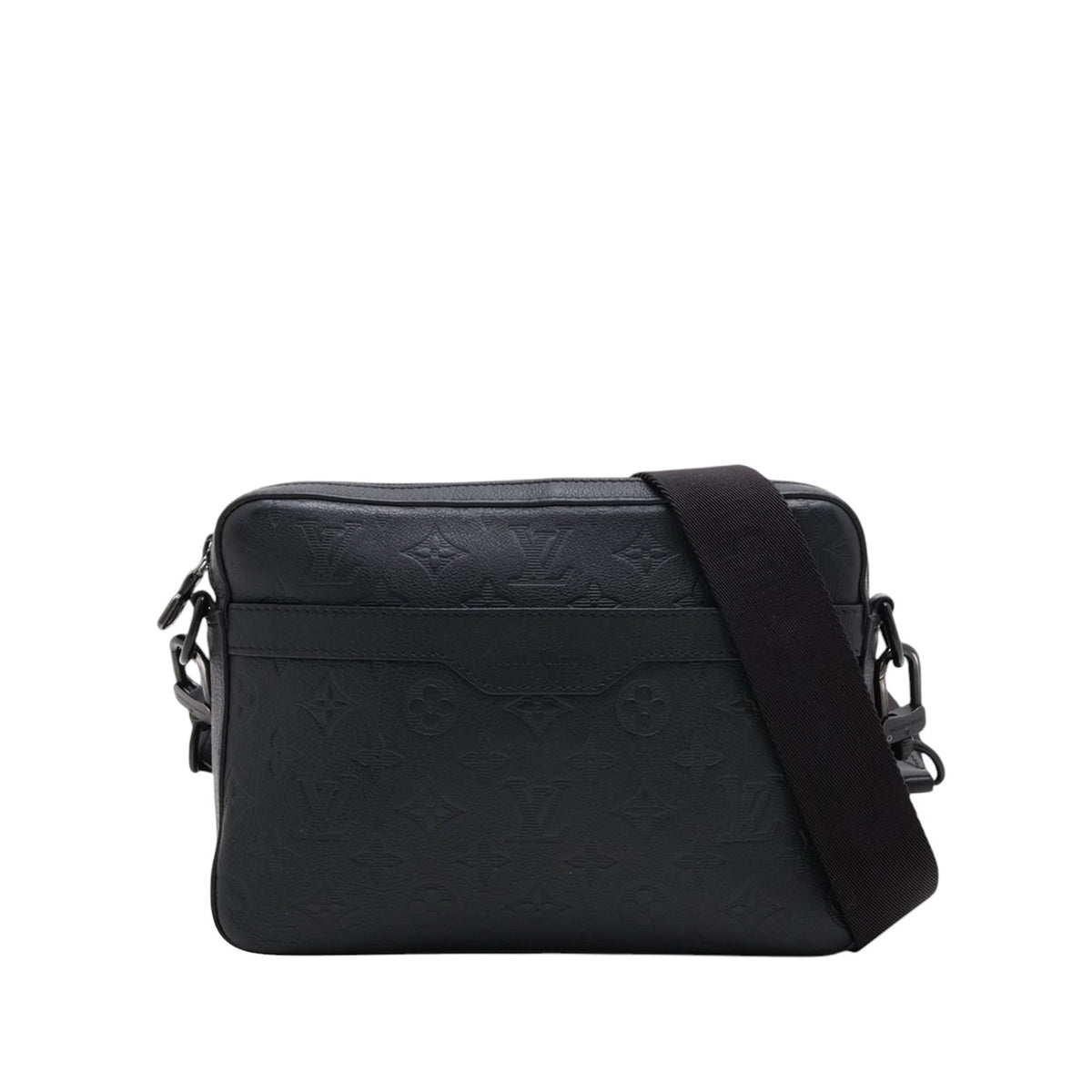 Louis Vuitton Monogram Shadow Trio Messenger — Black