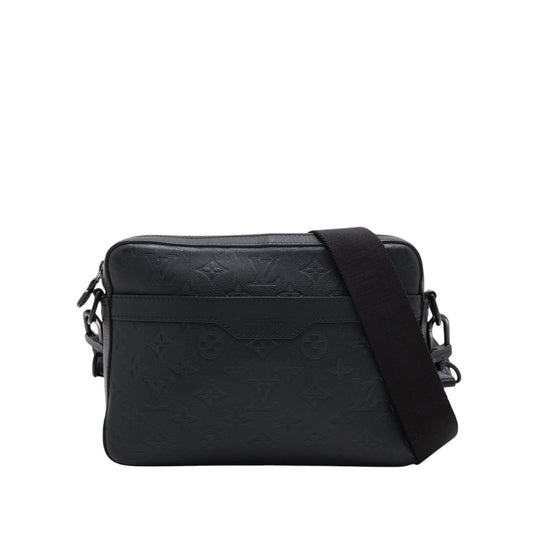 Louis Vuitton Monogram Shadow Trio Messenger — Black