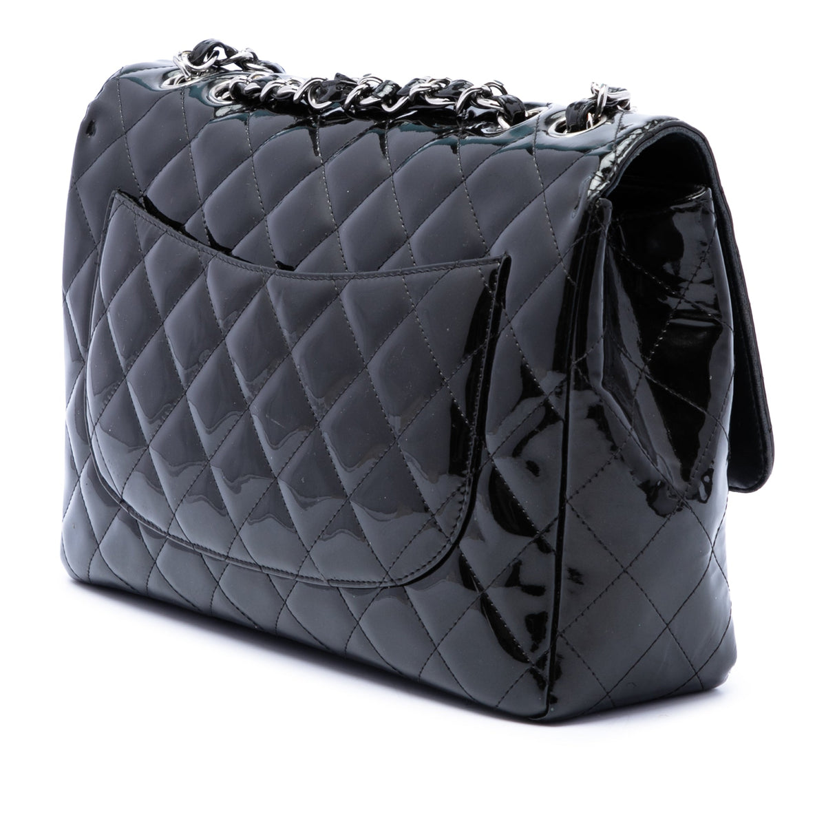 Chanel Jumbo Classic Patent Single Flap