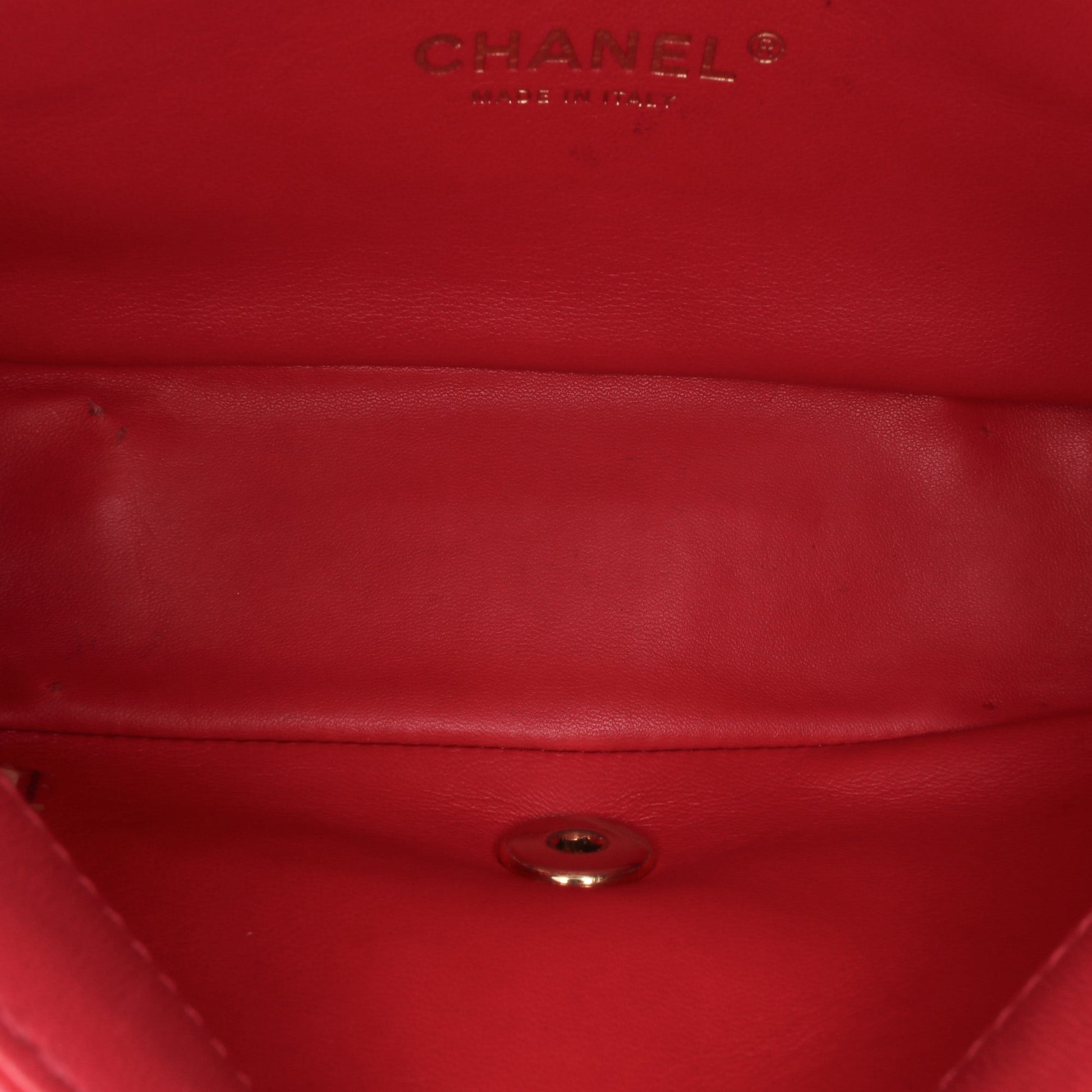 Chanel Mini Quilted Lambskin Carry Chic Flap