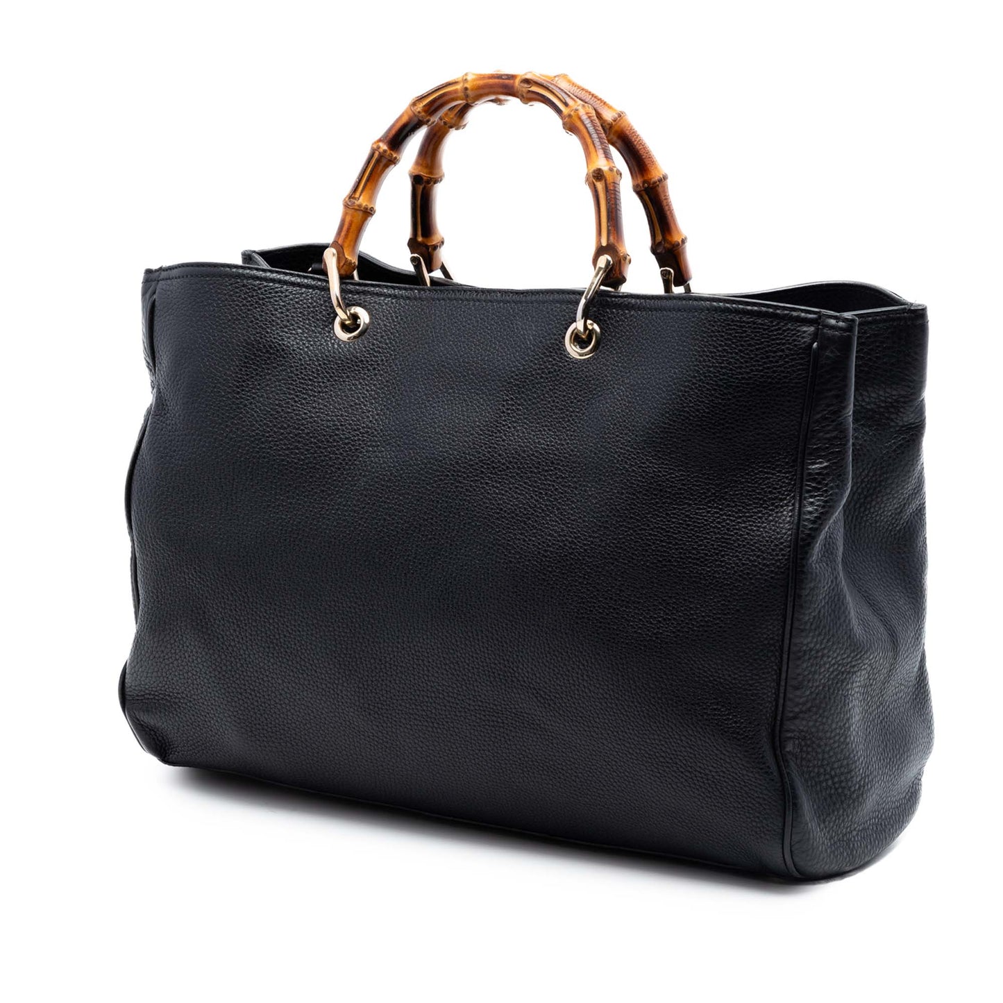 Gucci Large Calfskin Bamboo Shopper Satchel