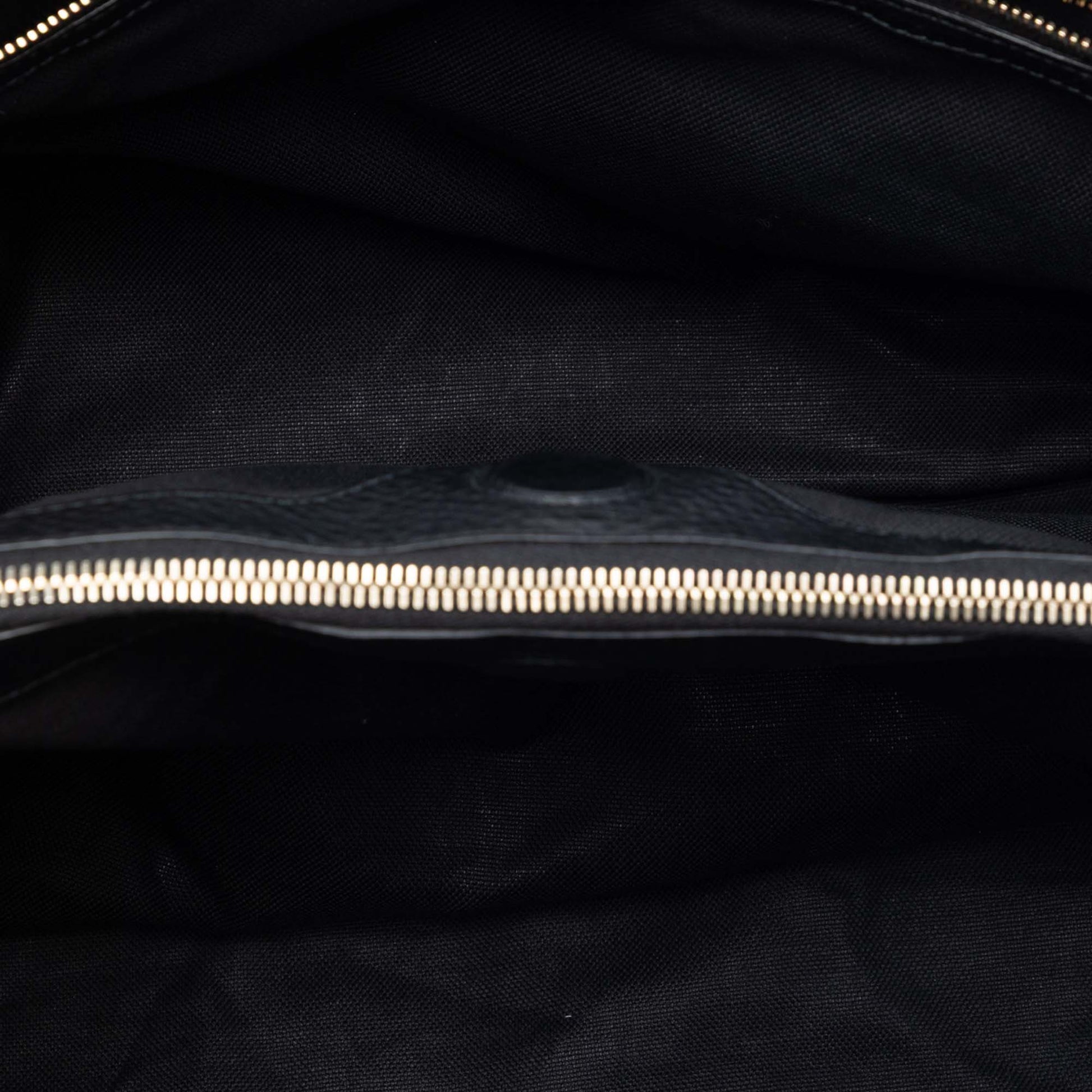 Gucci Large Calfskin Bamboo Shopper Satchel