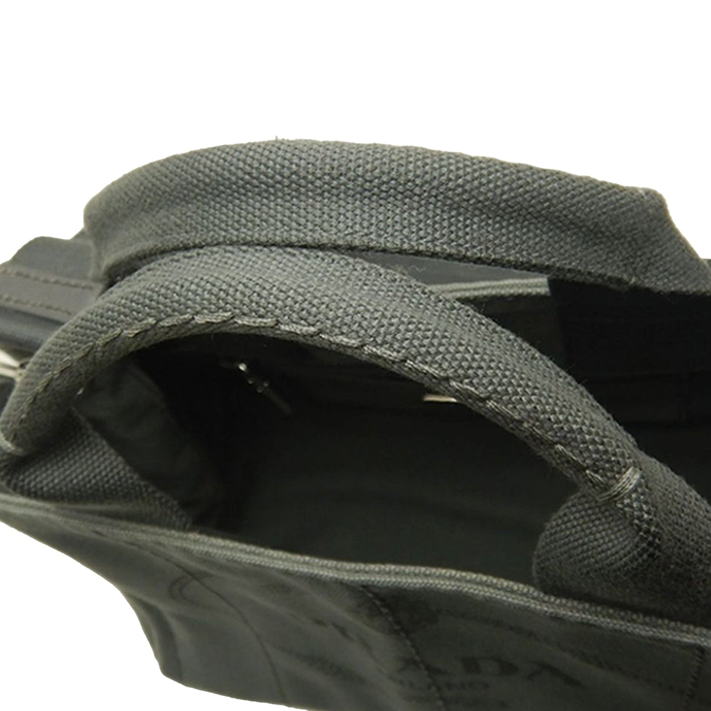 Prada Small Canvas Canapa Logo Satchel