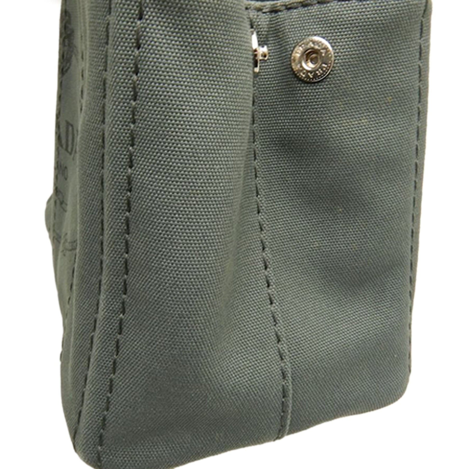 Prada Small Canvas Canapa Logo Satchel