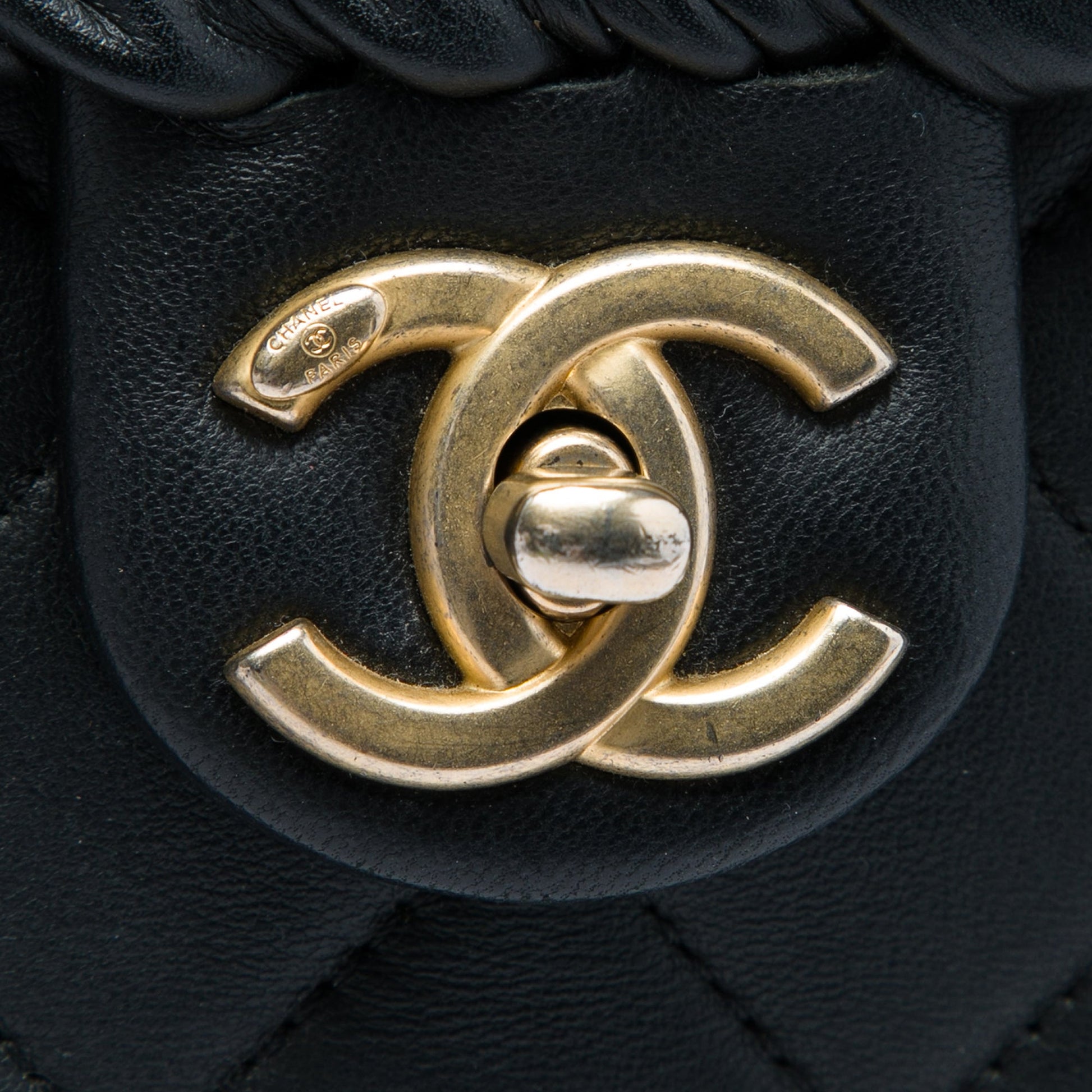 Chanel Mini CC Quilted Calfskin Braided My Own Frame Flap