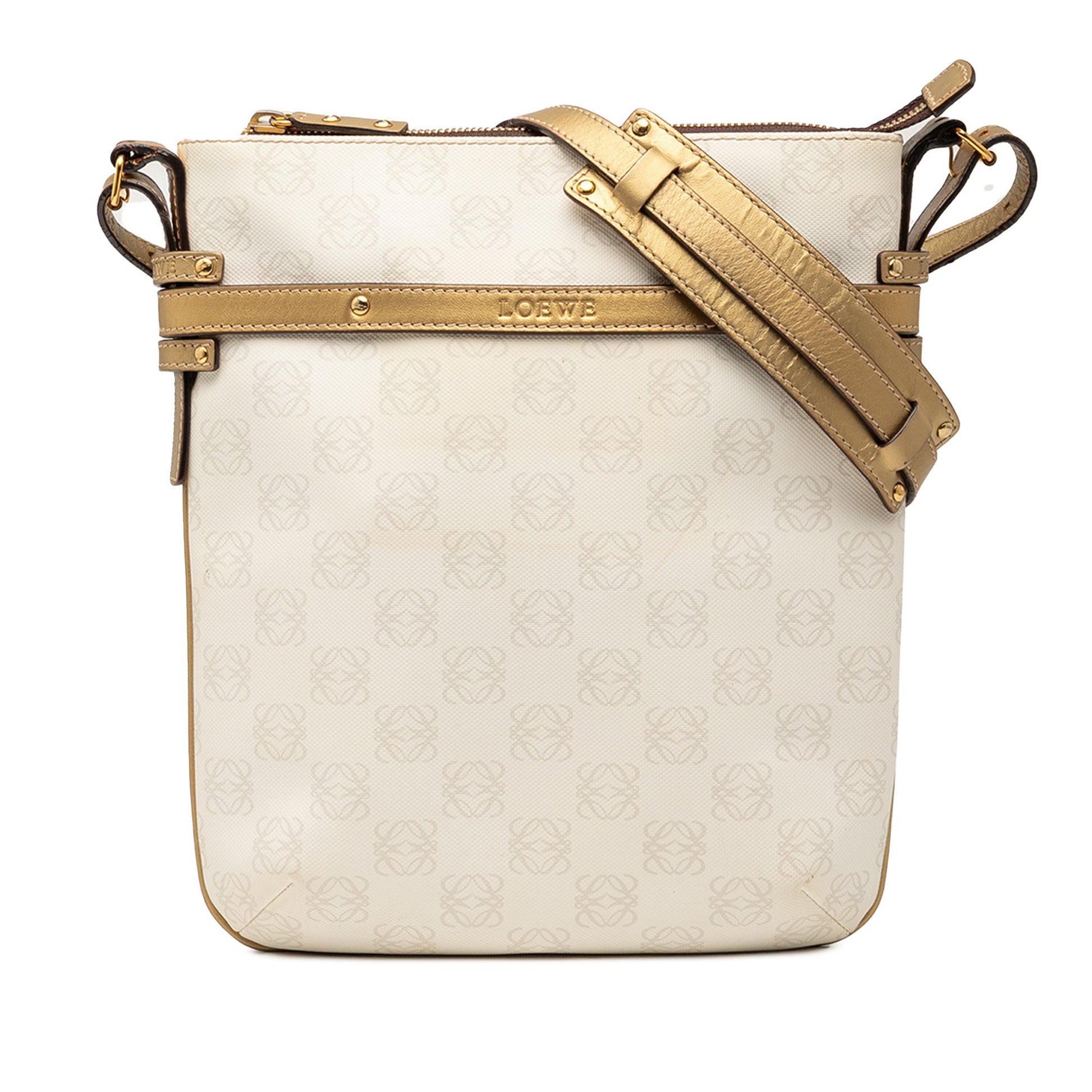 LOEWE Anagram Coated Canvas Crossbody