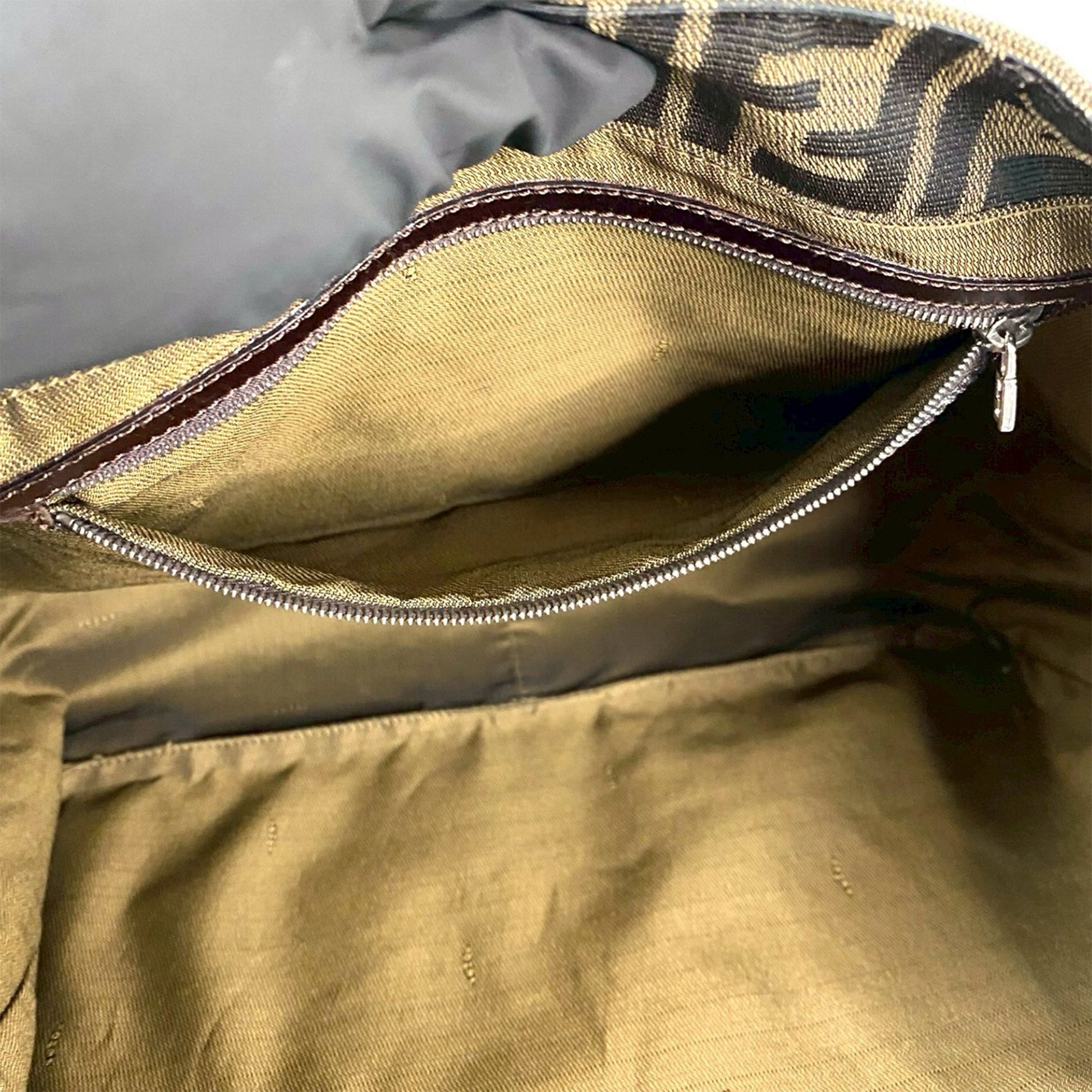 Fendi Large Zucca Canvas Twins Tote