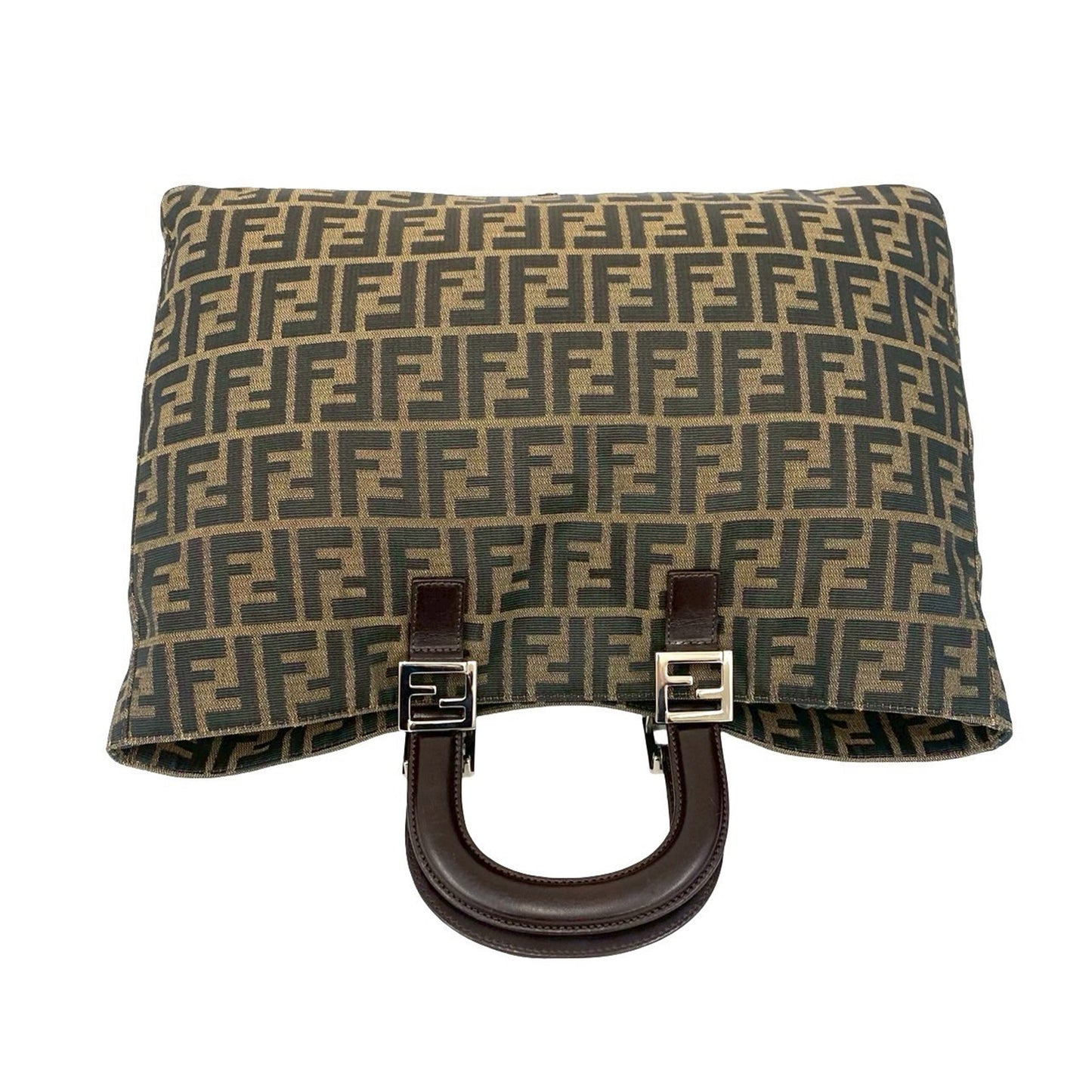 Fendi Large Zucca Canvas Twins Tote