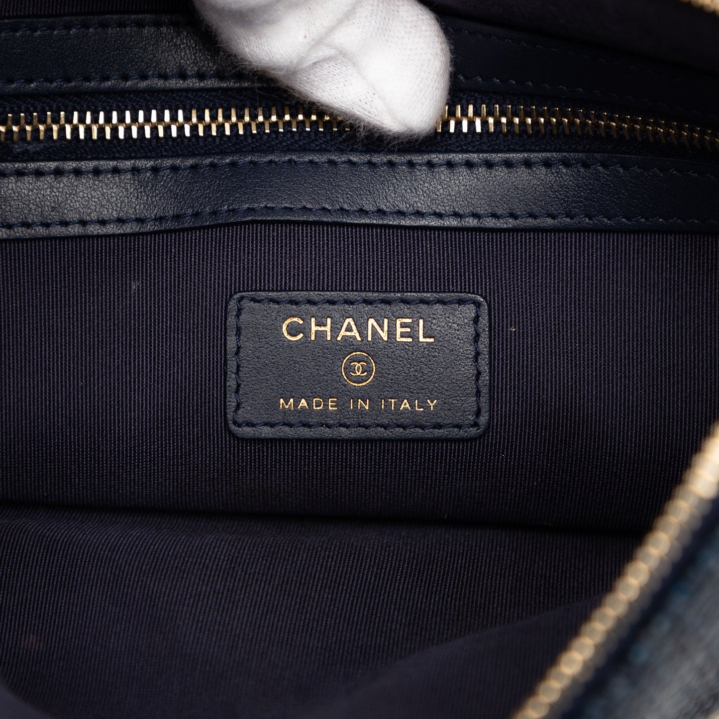 Chanel Medium Denim Deauville O Case Clutch