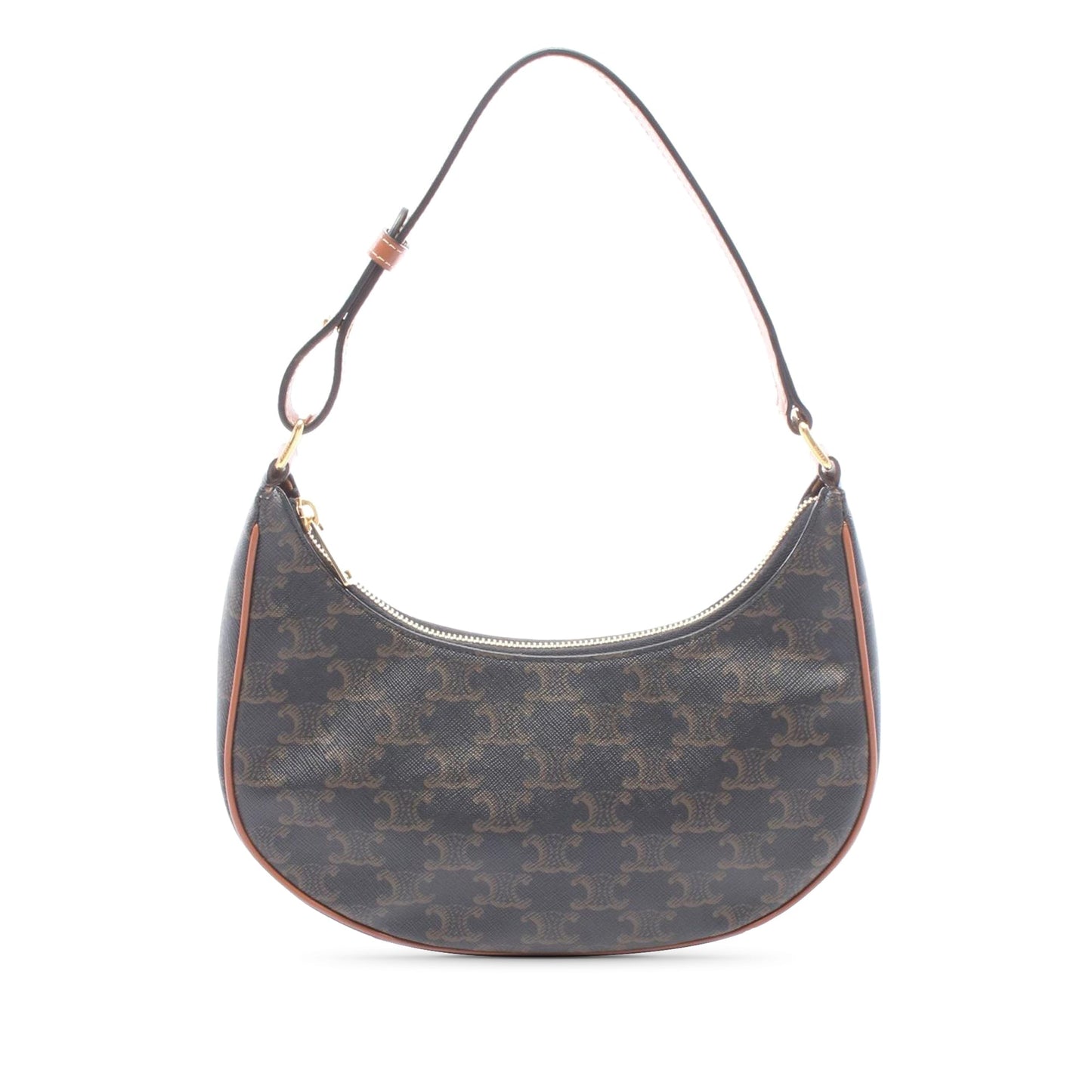 Celine Medium Triomphe Coated Canvas Ava Shoulder Bag