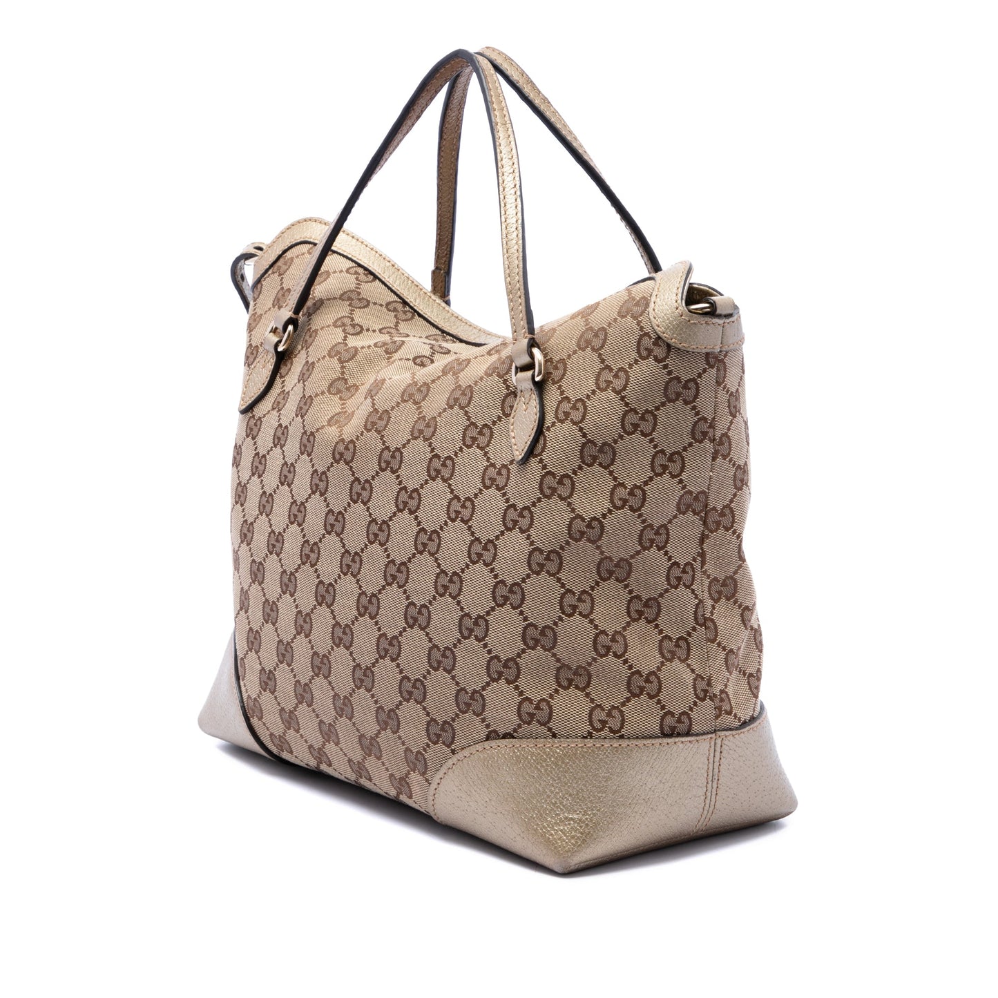 Gucci Medium GG Canvas Bree Fold Over Tote