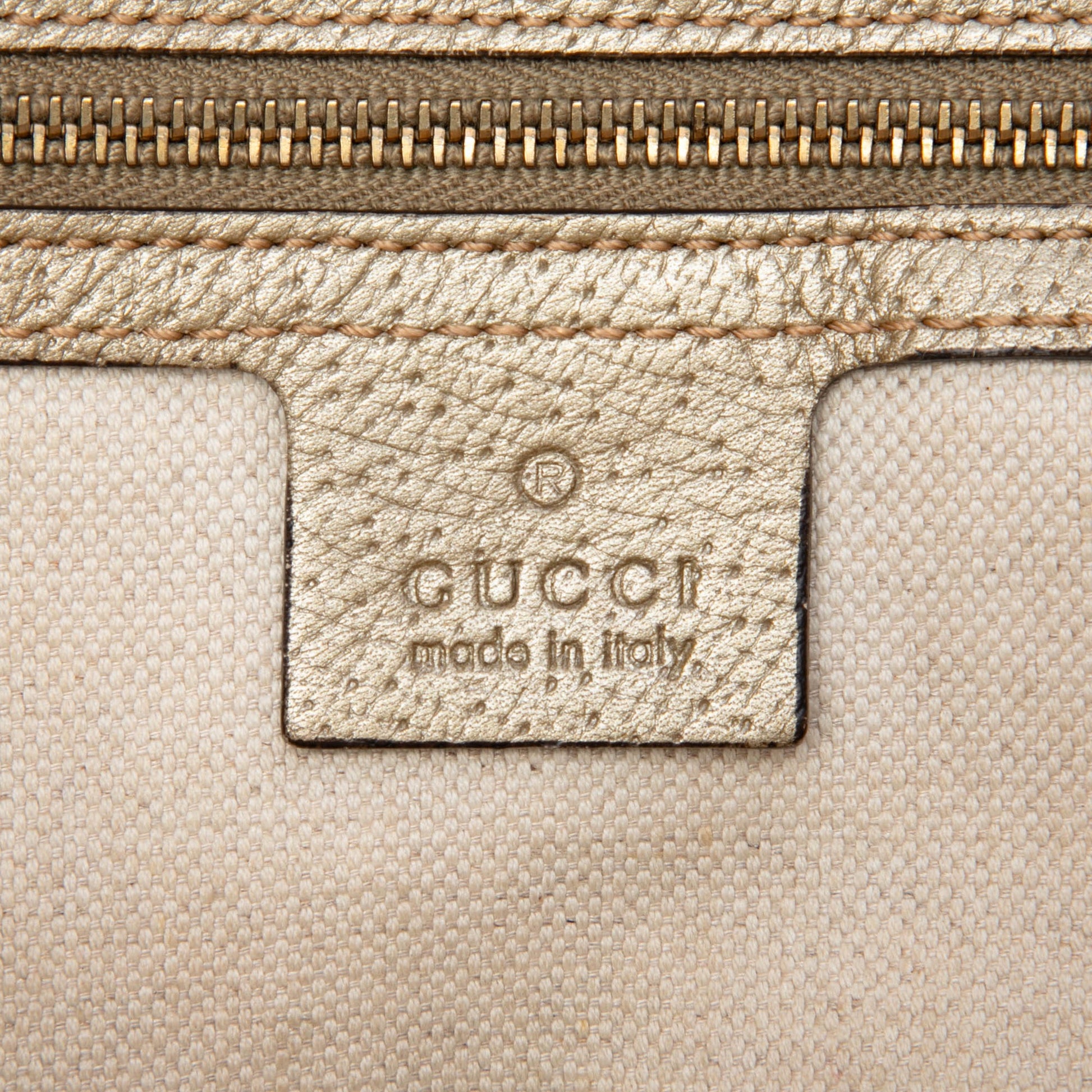 Gucci Medium GG Canvas Bree Fold Over Tote