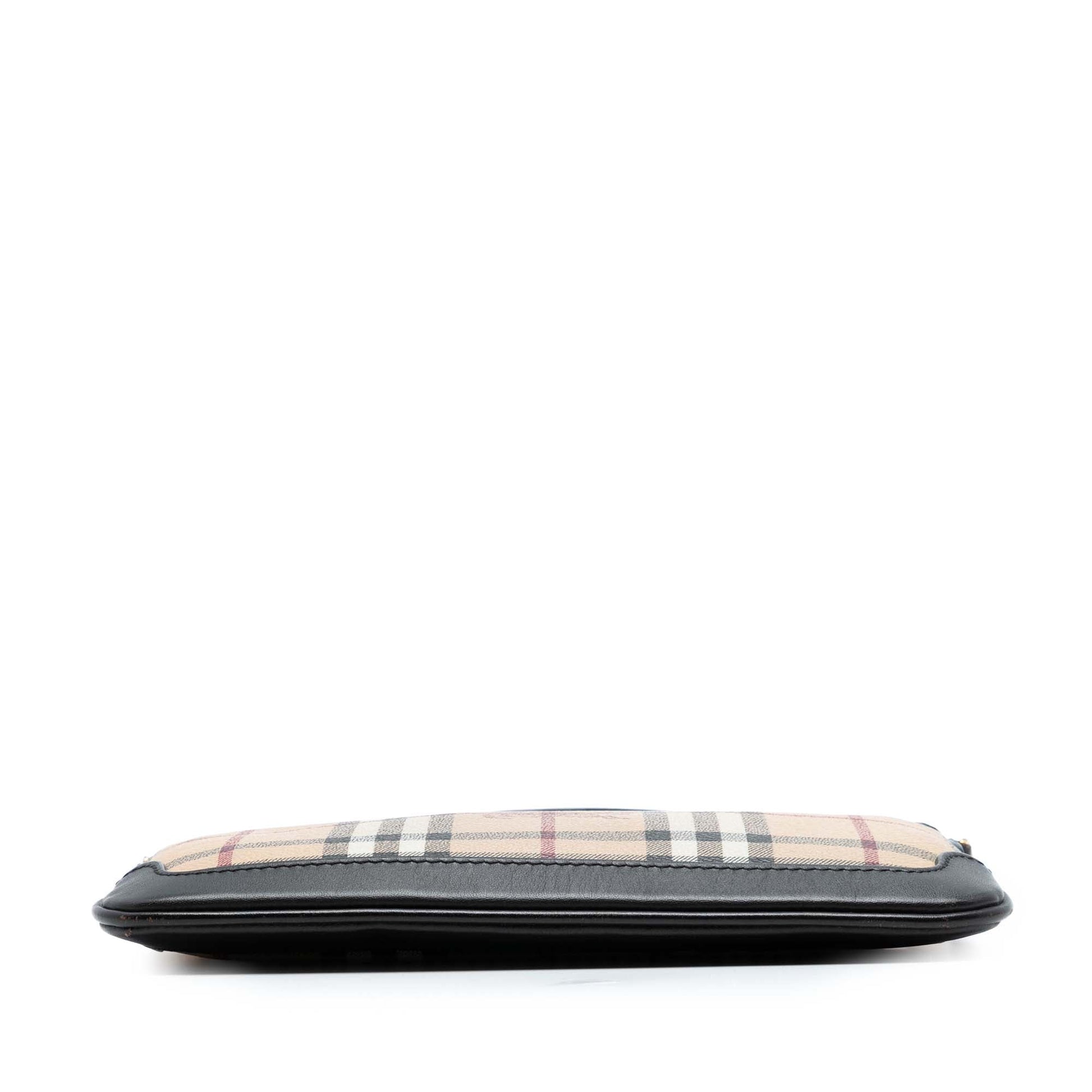Burberry Haymarket Check Coated Canvas Peyton Crossbody