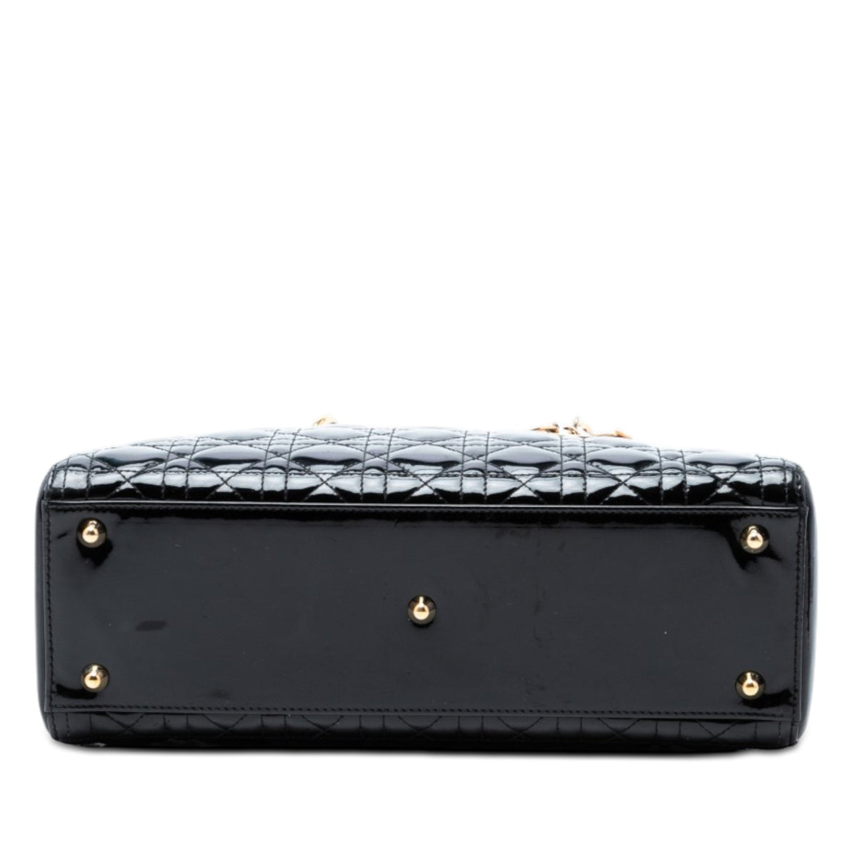 Dior Large Patent Cannage Lady Dior