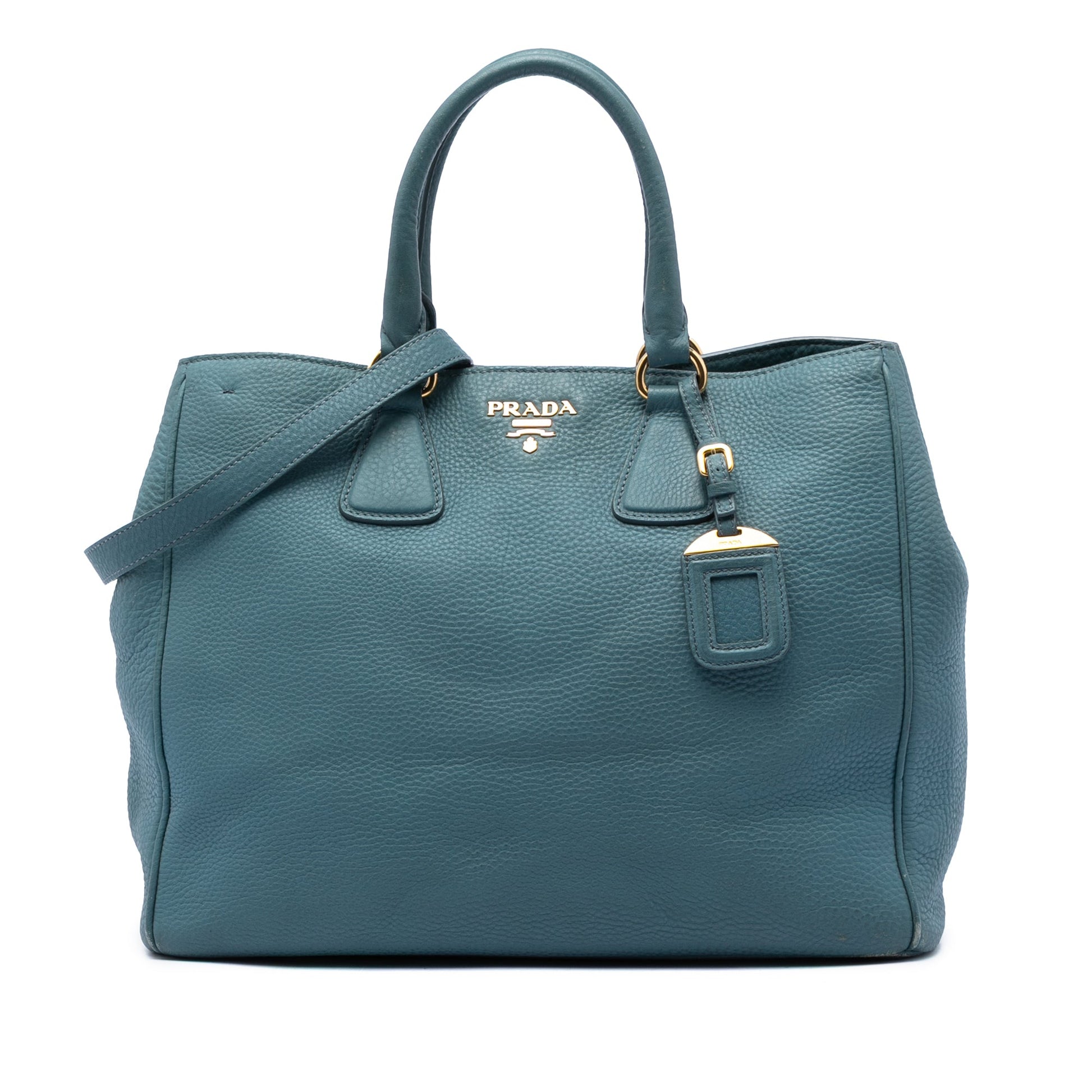 Prada Vitello Daino Open Convertible Tote