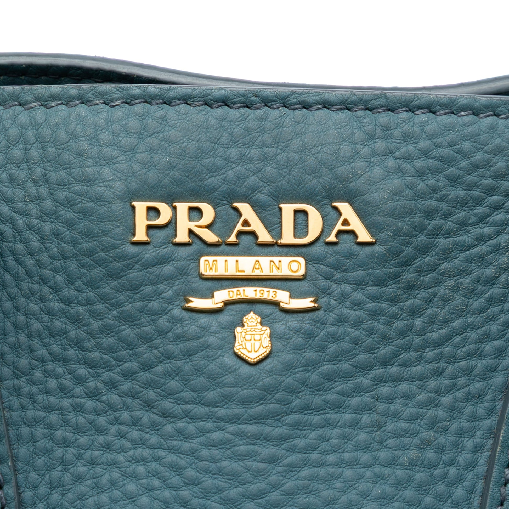 Prada Vitello Daino Open Convertible Tote