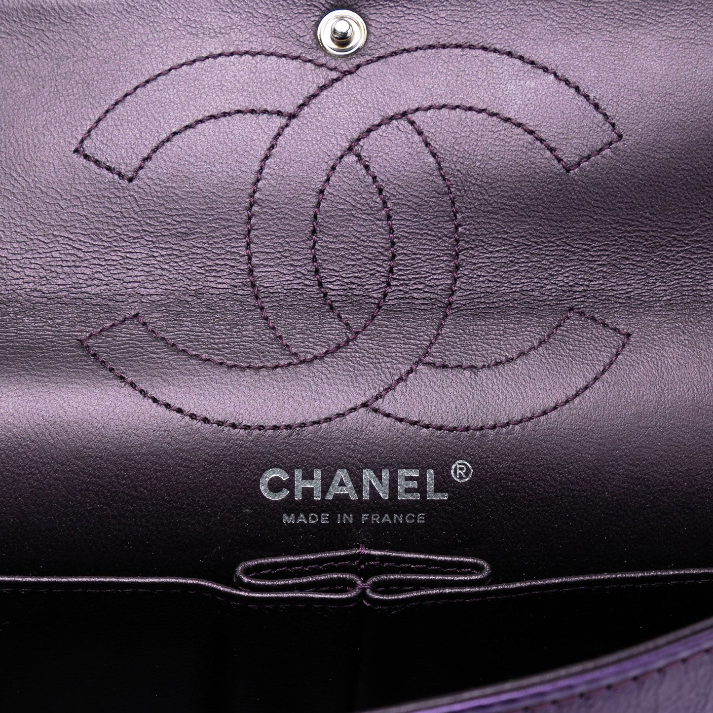 Quilted Metallic Calfskin Reissue 2.55 Double Flap 226